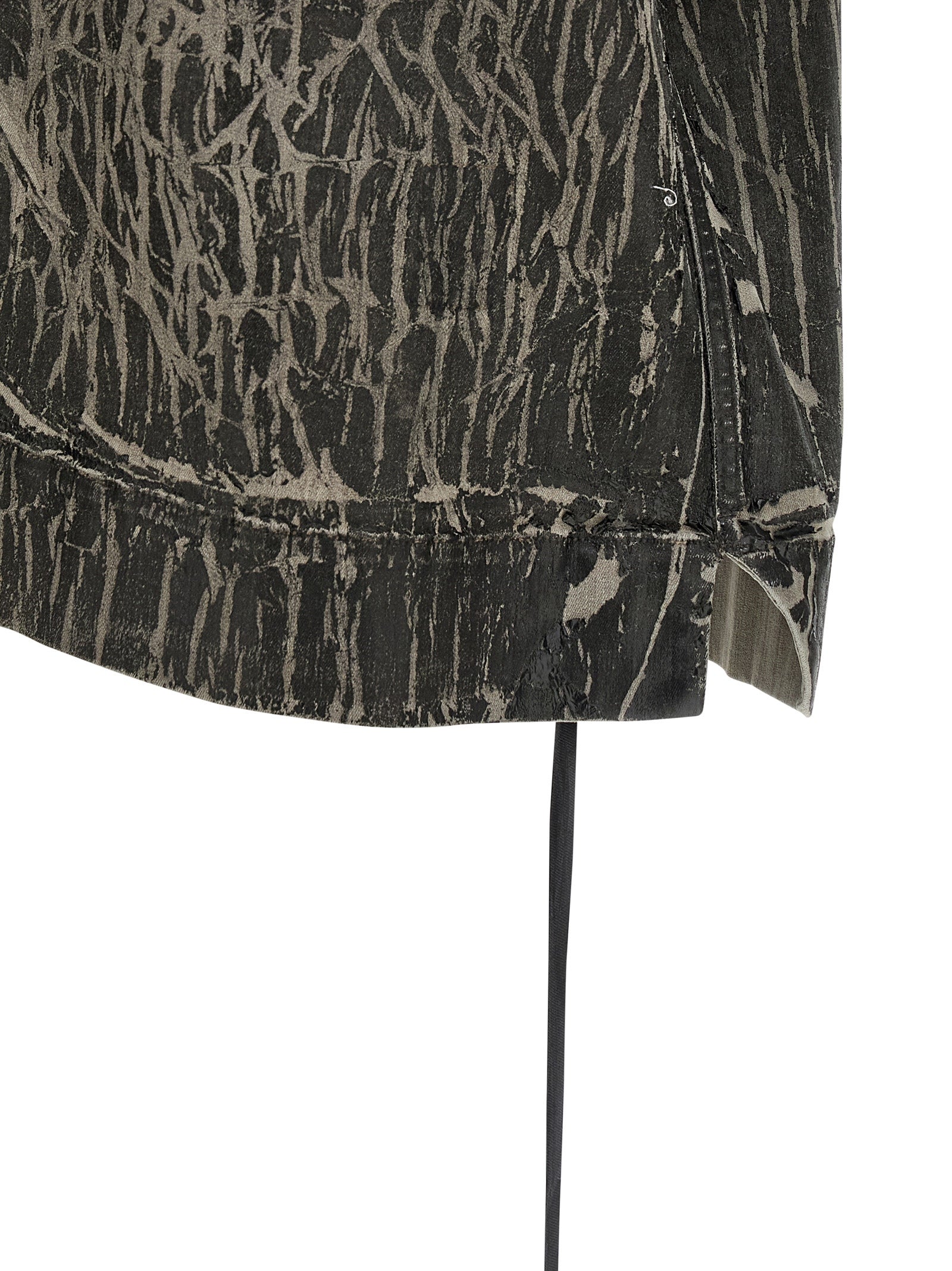 DRKSHDW Gray Cotton Men's Blouse
