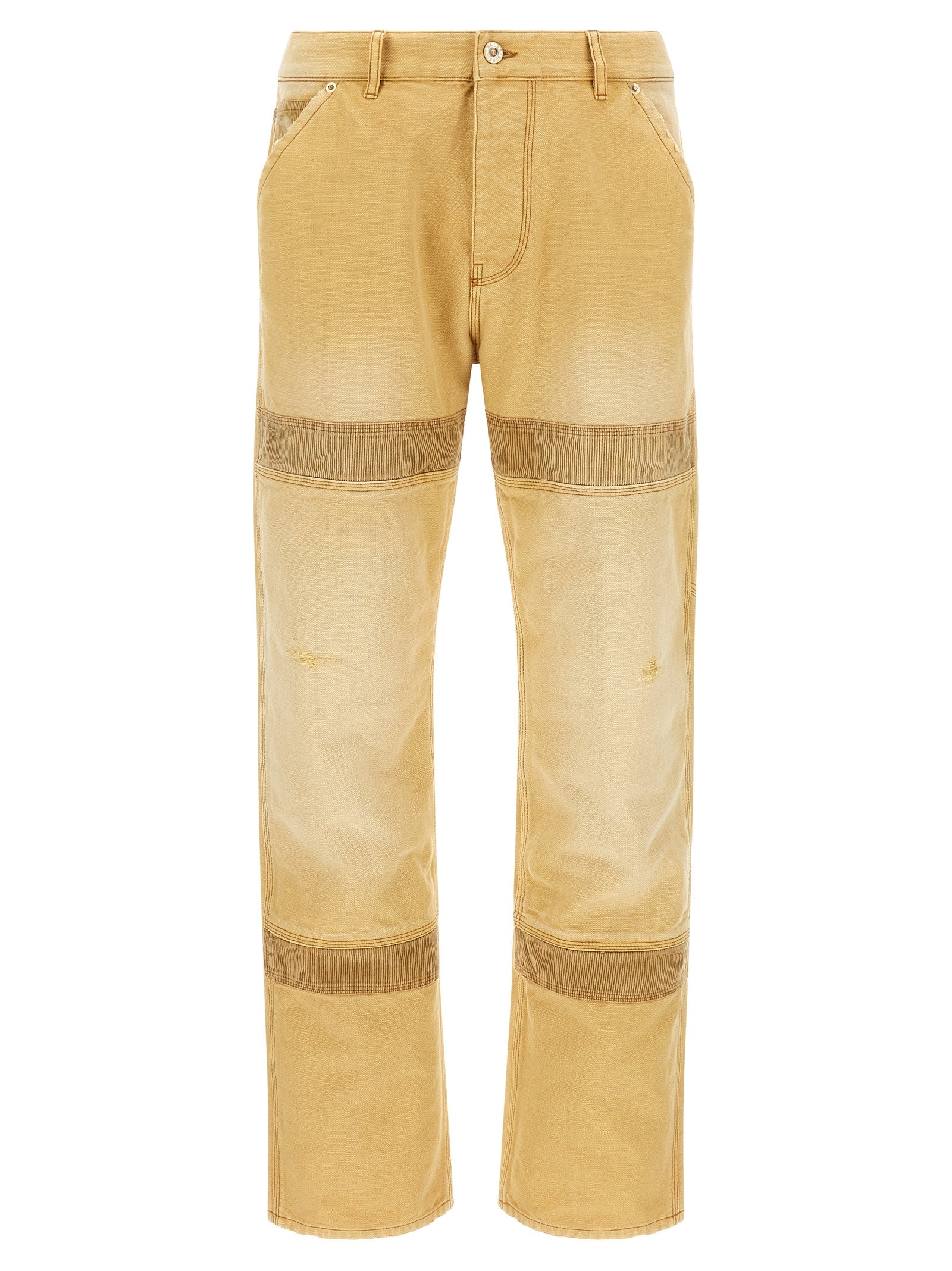 WALES BONNER Beige Cotton Casual Men's Pants