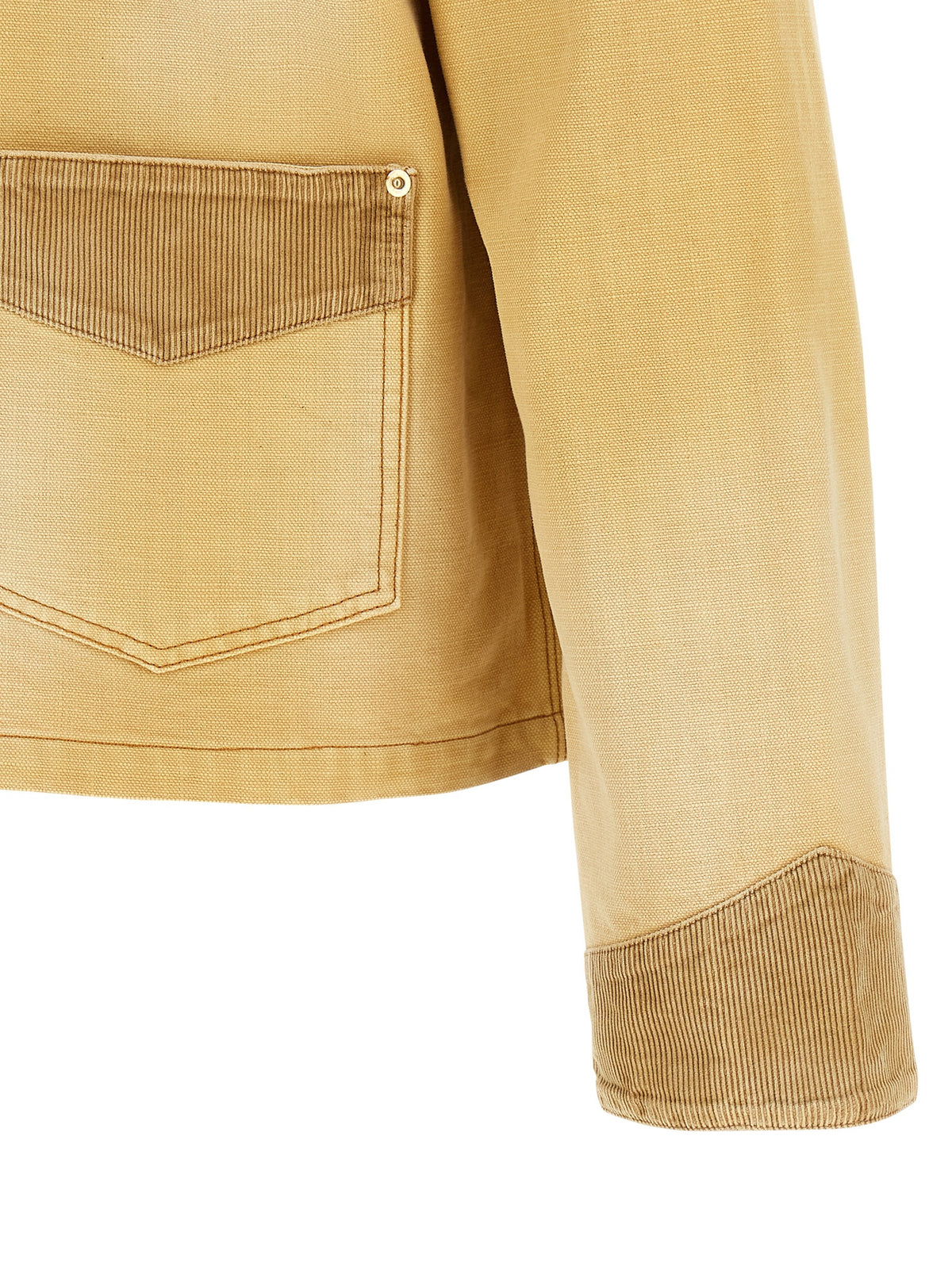 WALES BONNER Beige Cotton Denim Men's Jacket