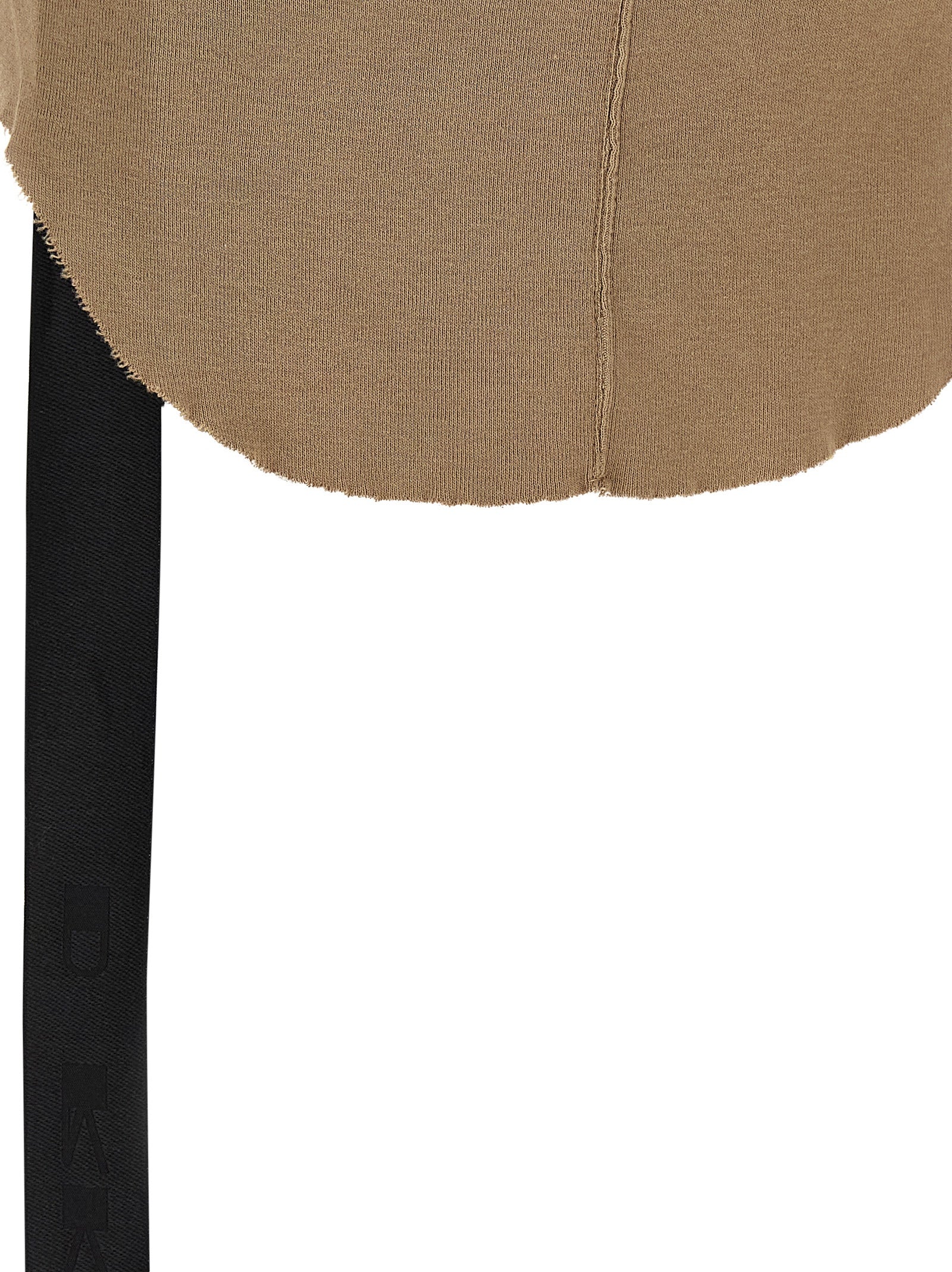 DRKSHDW Beige Cotton Tank Women's Tops