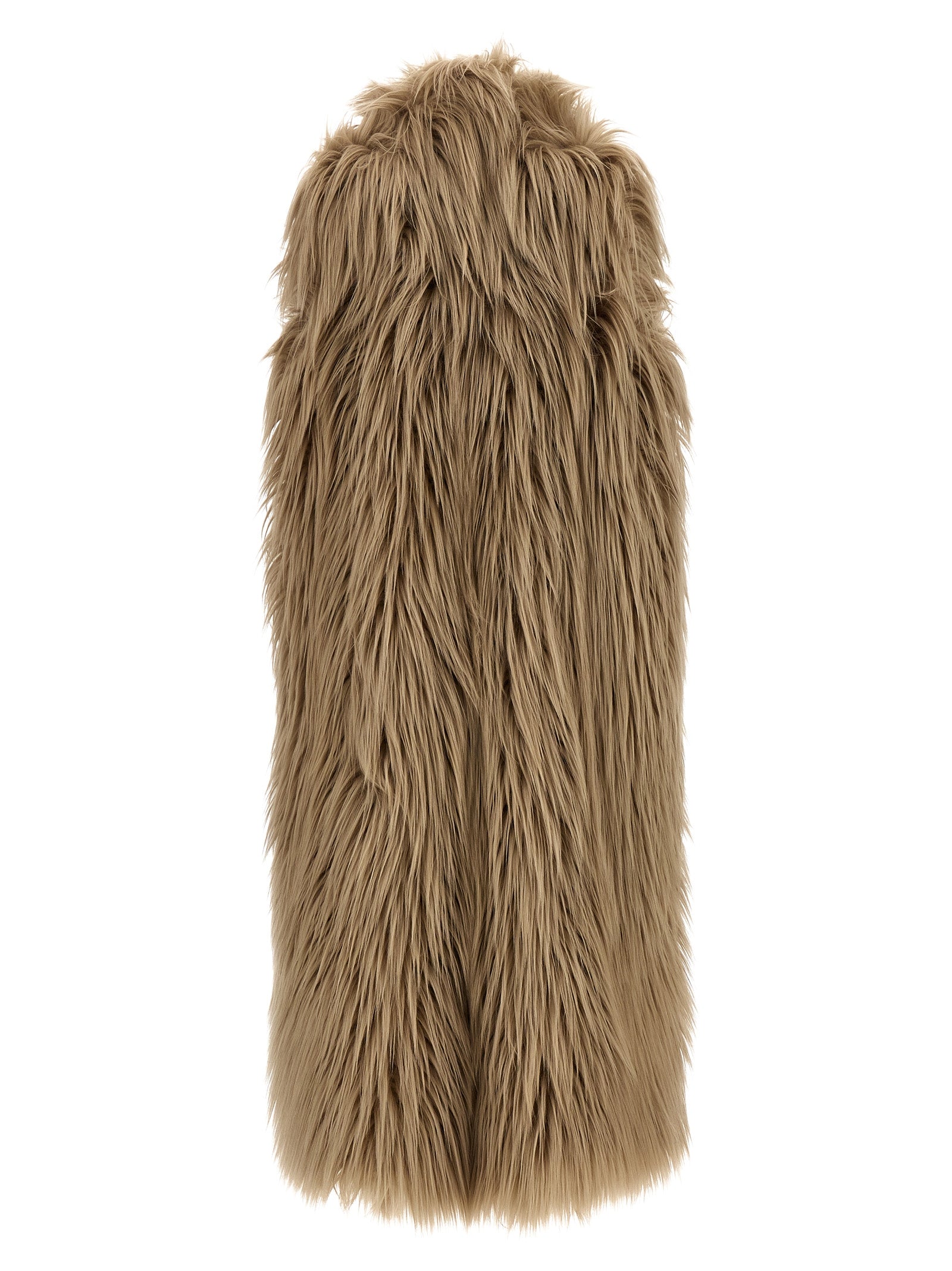 B&B COUTURE Beige Modal Women's Coat