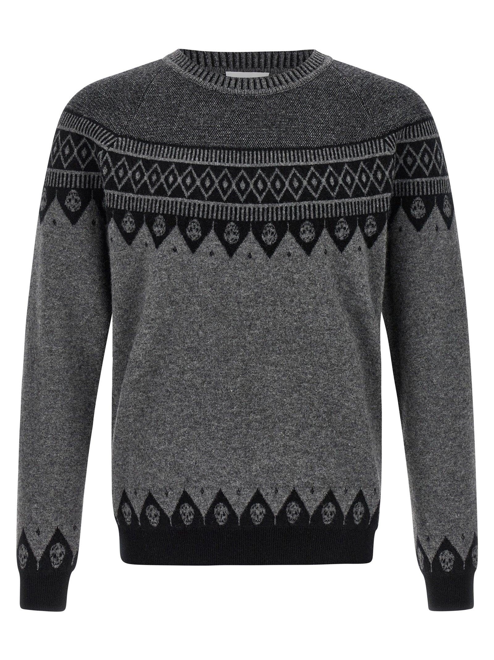 Alexander McQueen Gray Wool Men's Cardigan