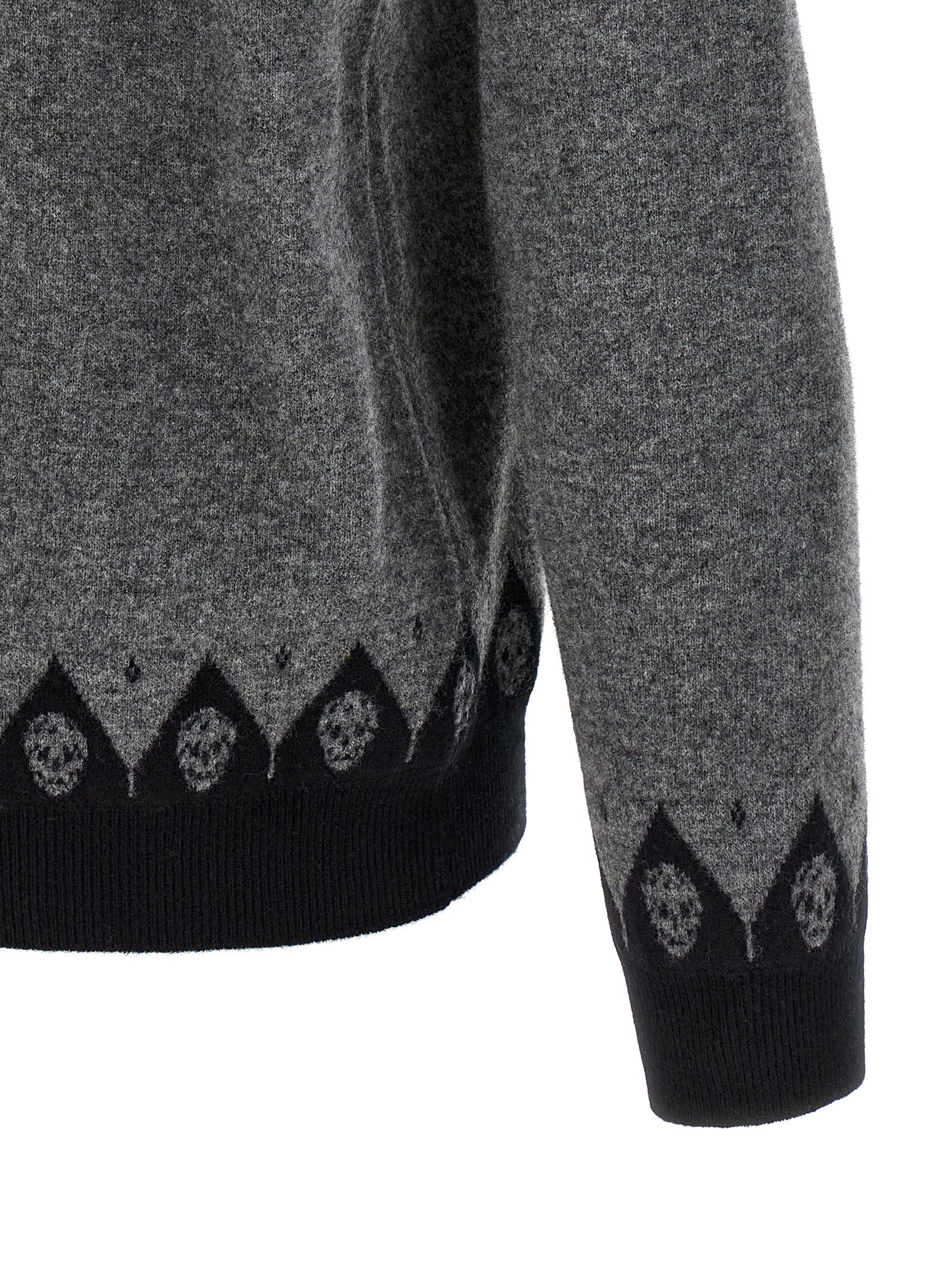 Alexander McQueen Gray Wool Men's Cardigan