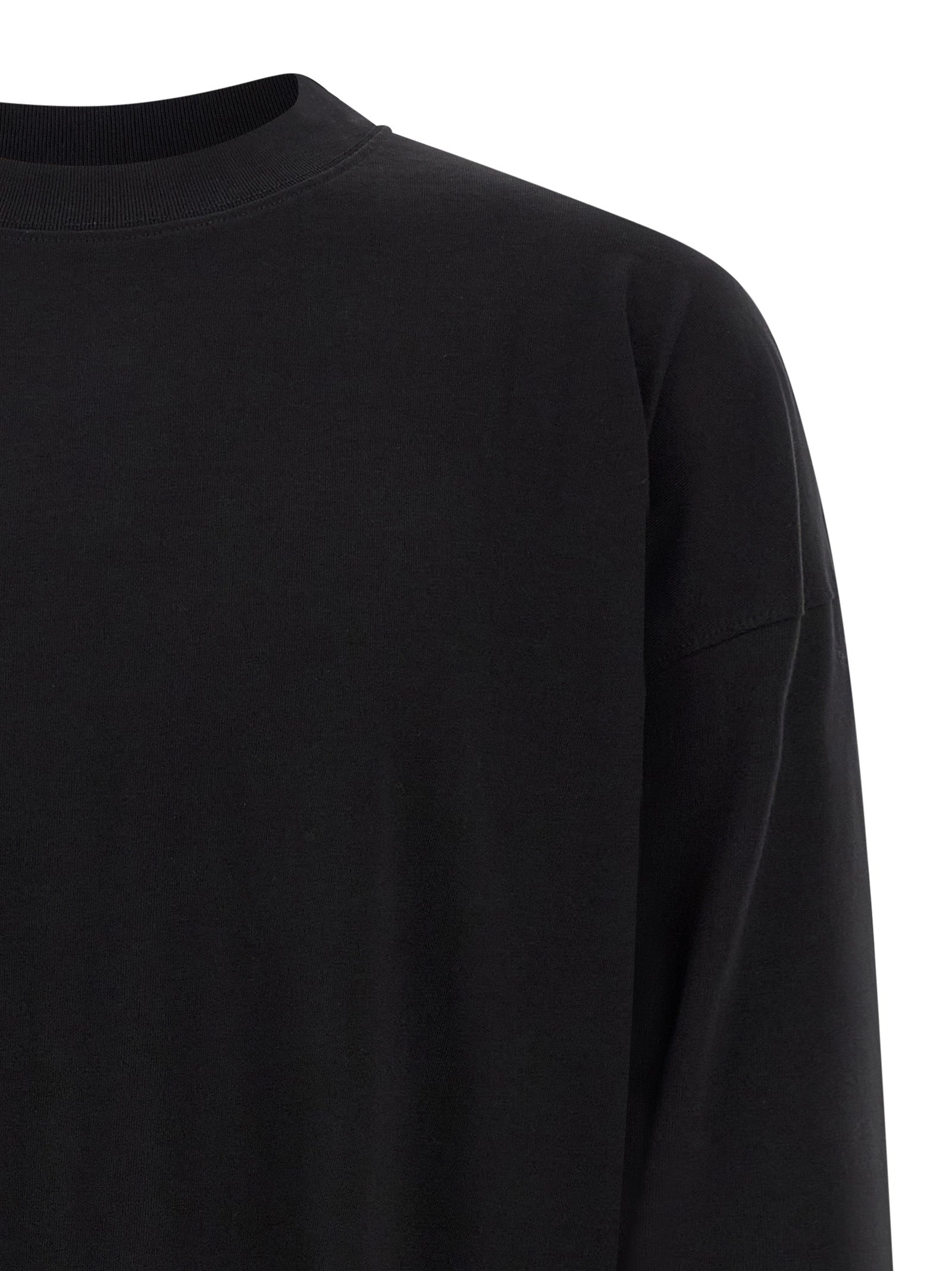 Dries Van Noten Black Cotton Men's T-Shirt