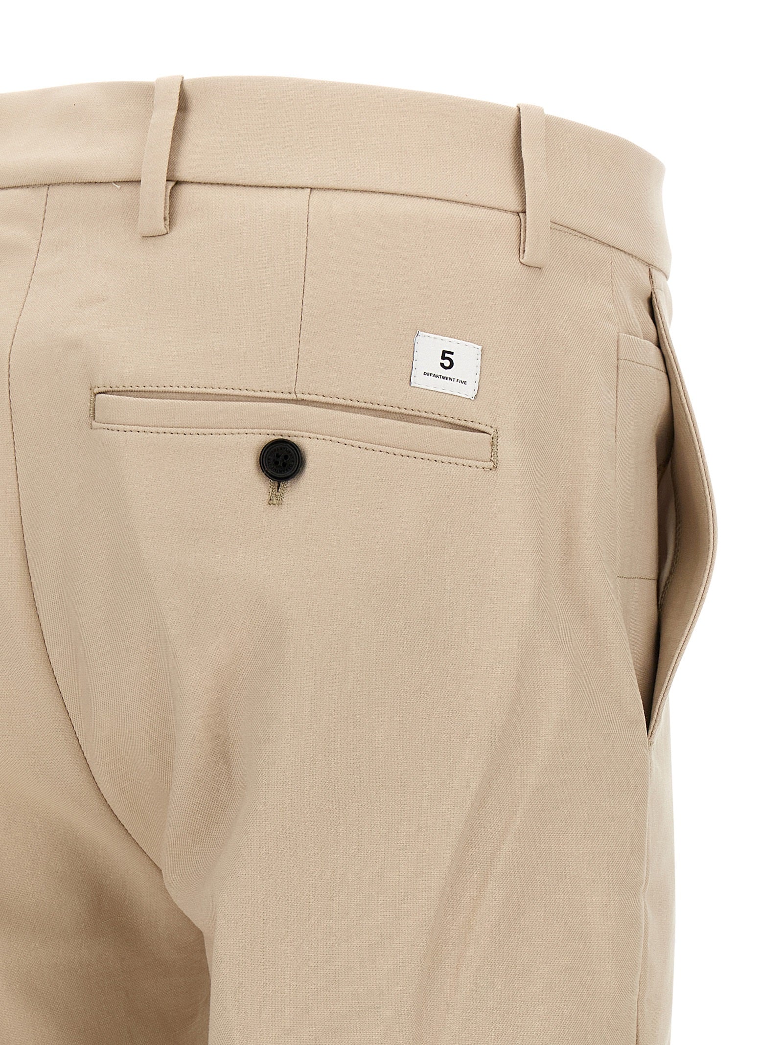 Department 5 Beige Cotton Chino Men's Pants