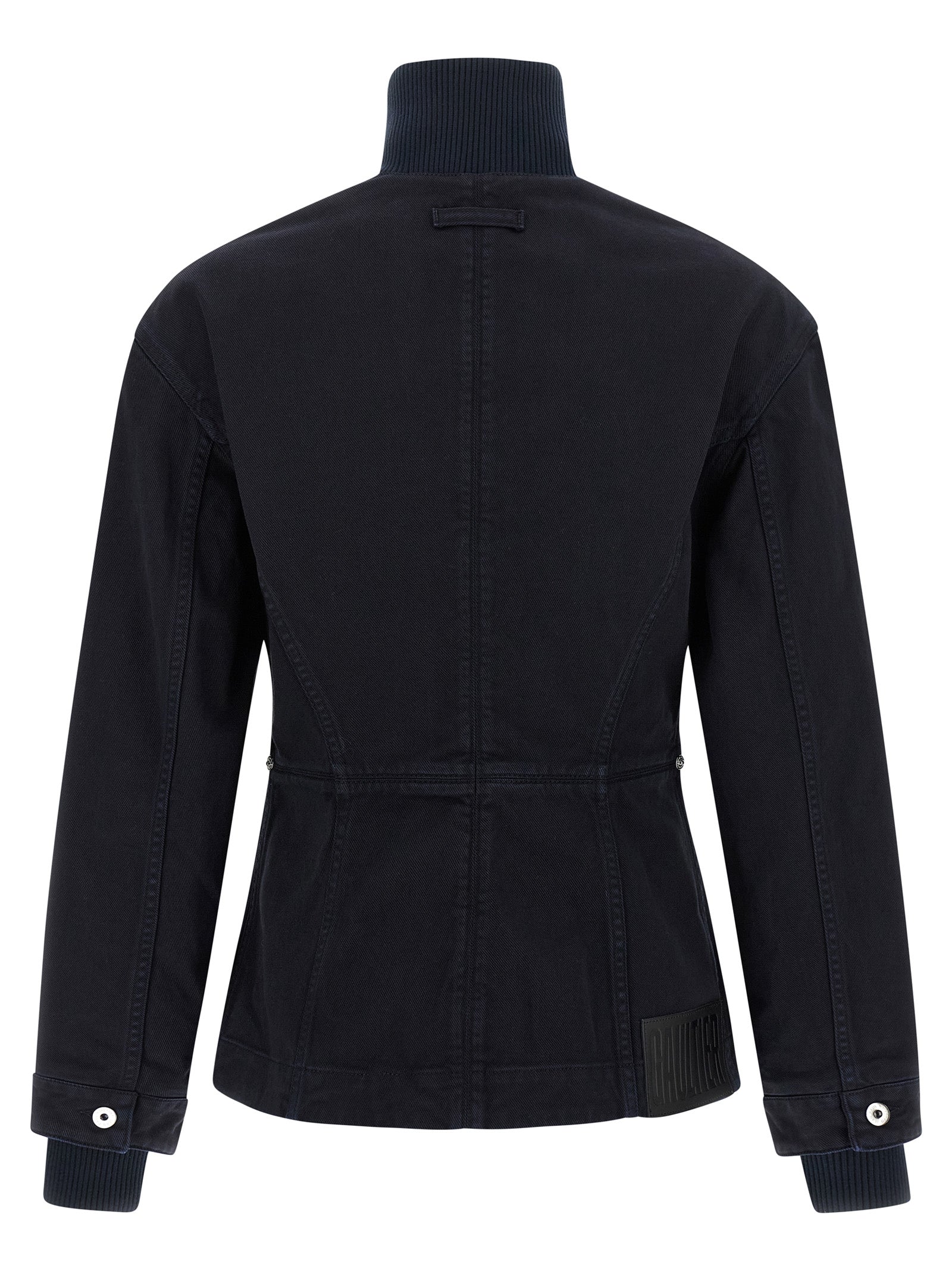 Jean Paul Gaultier Blue Cotton Denim Women's Jacket