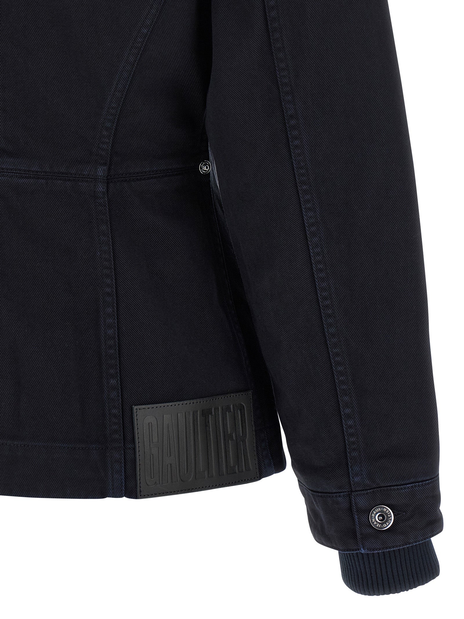 Jean Paul Gaultier Blue Cotton Denim Women's Jacket
