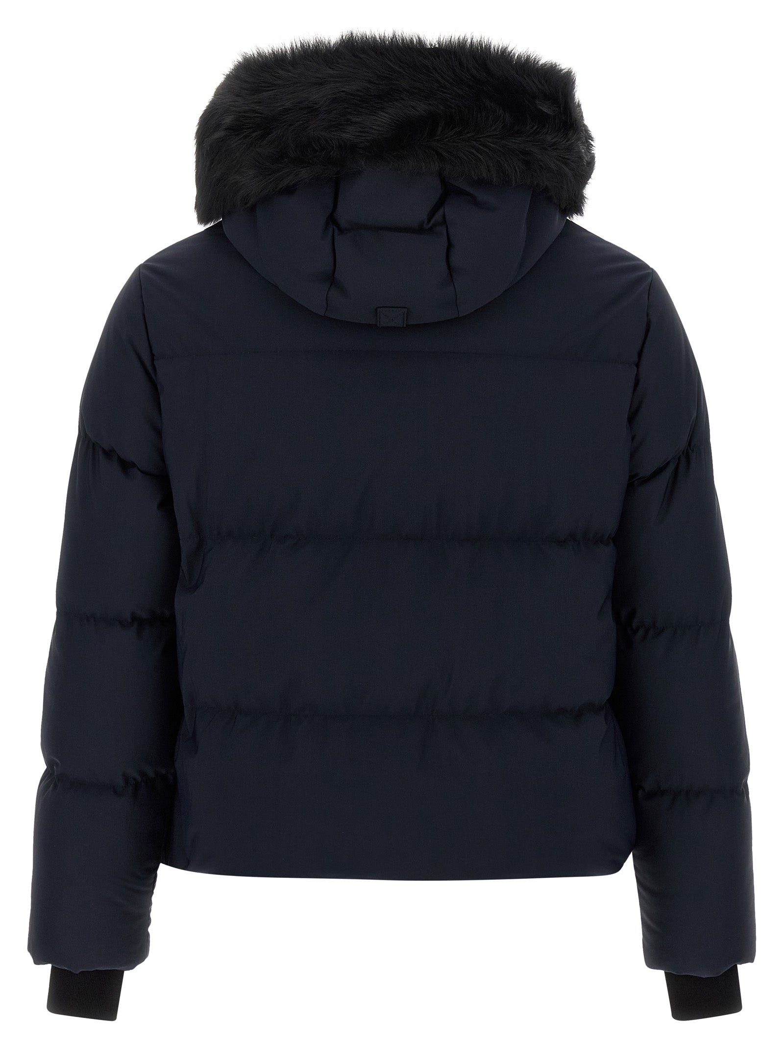 Moose Knuckles Blue Nylon Full-Length Men's Jacket