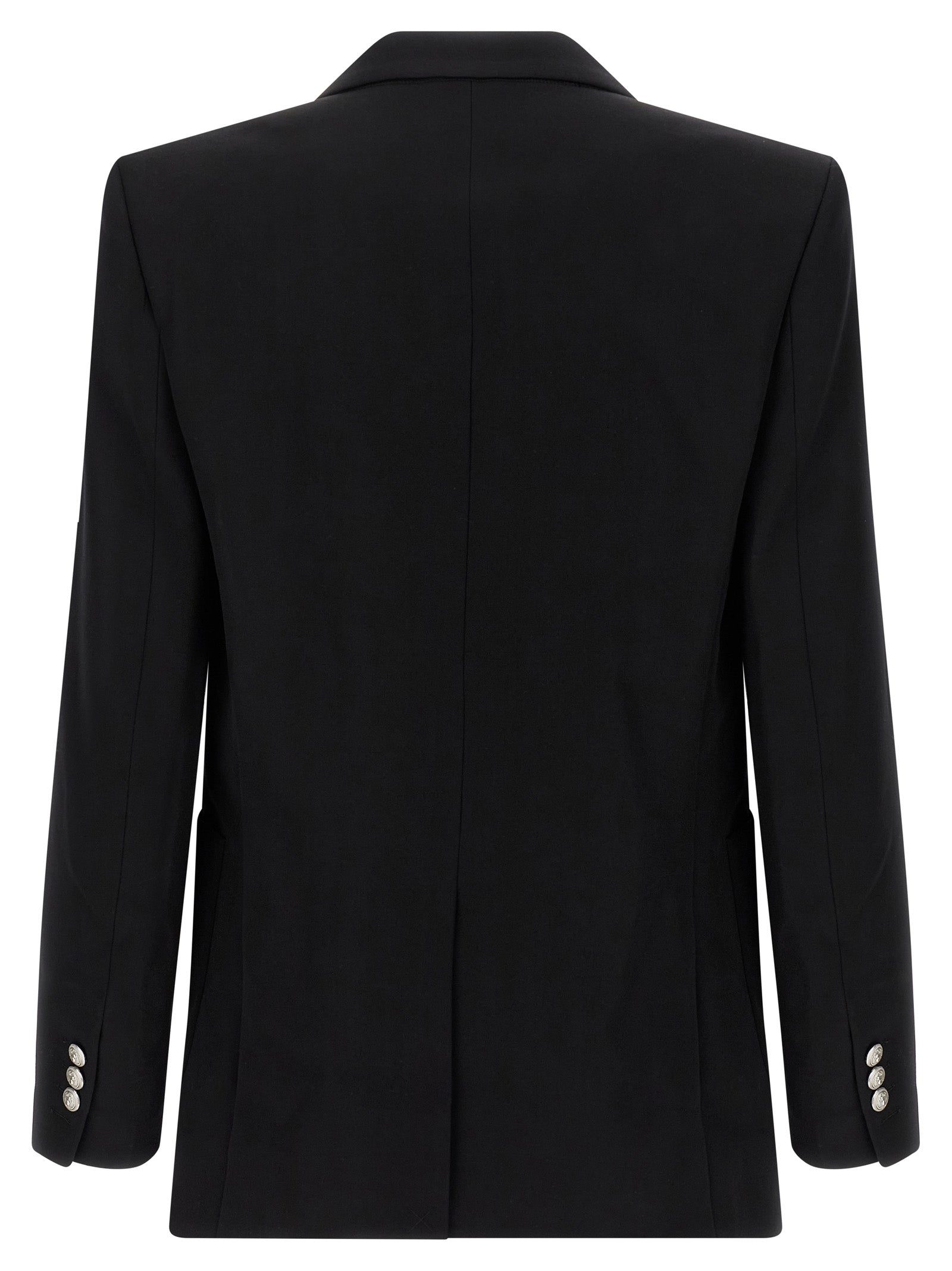 Balmain Black Virgin Wool Men's Blazer