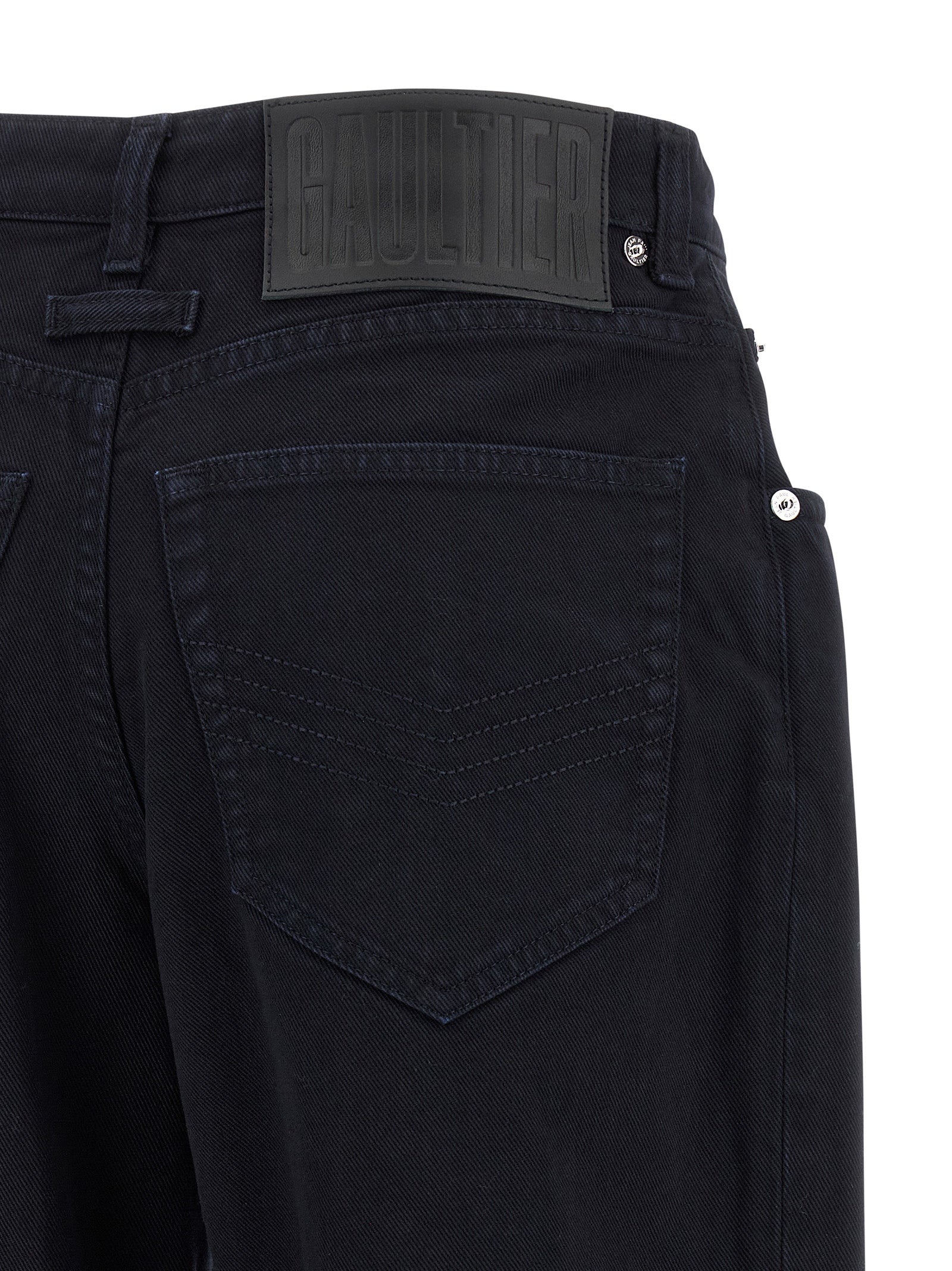 Jean Paul Gaultier Blue Cotton Jeans Women's Denim
