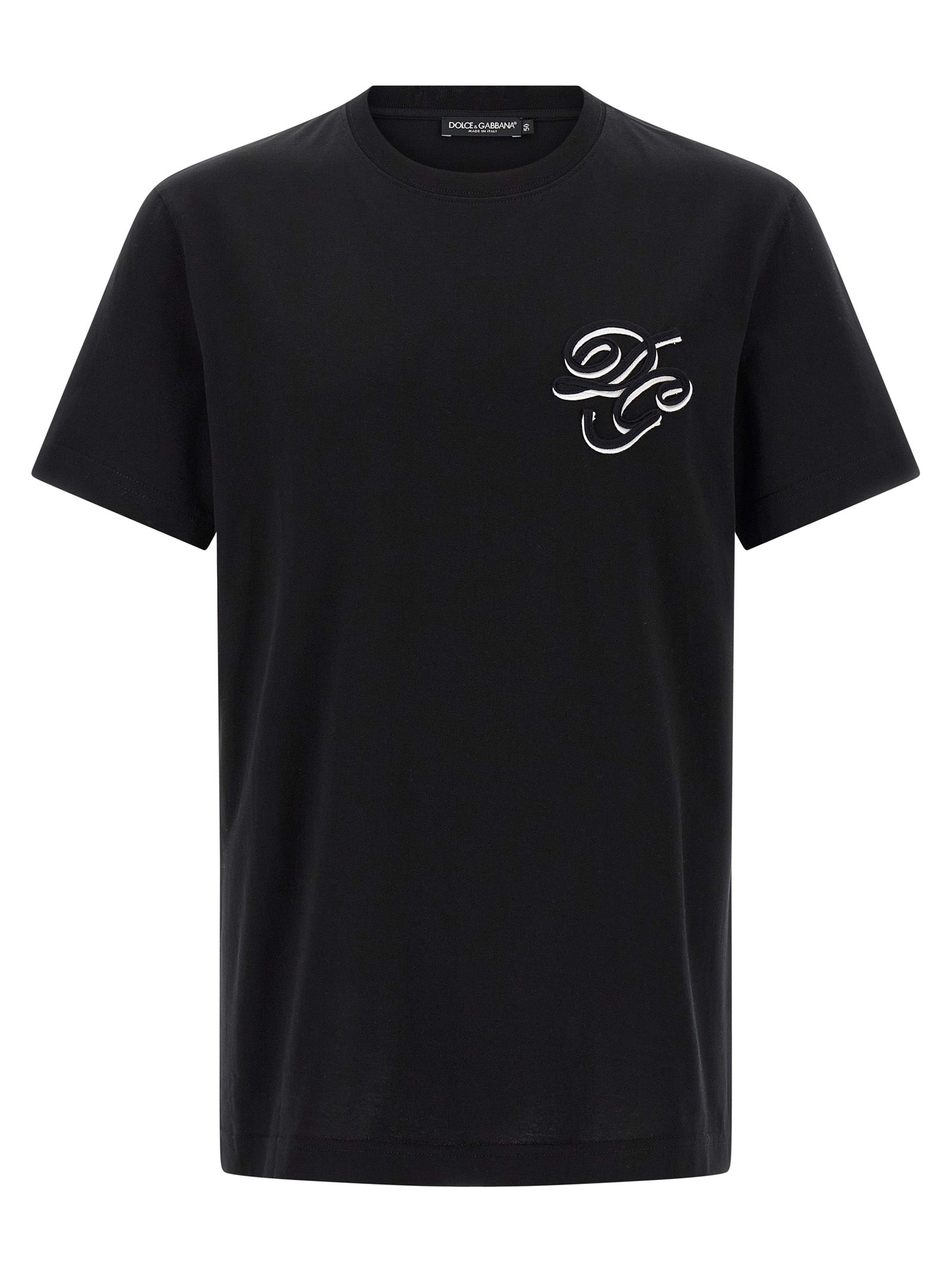 Dolce & Gabbana Black Cotton Men's T-Shirt