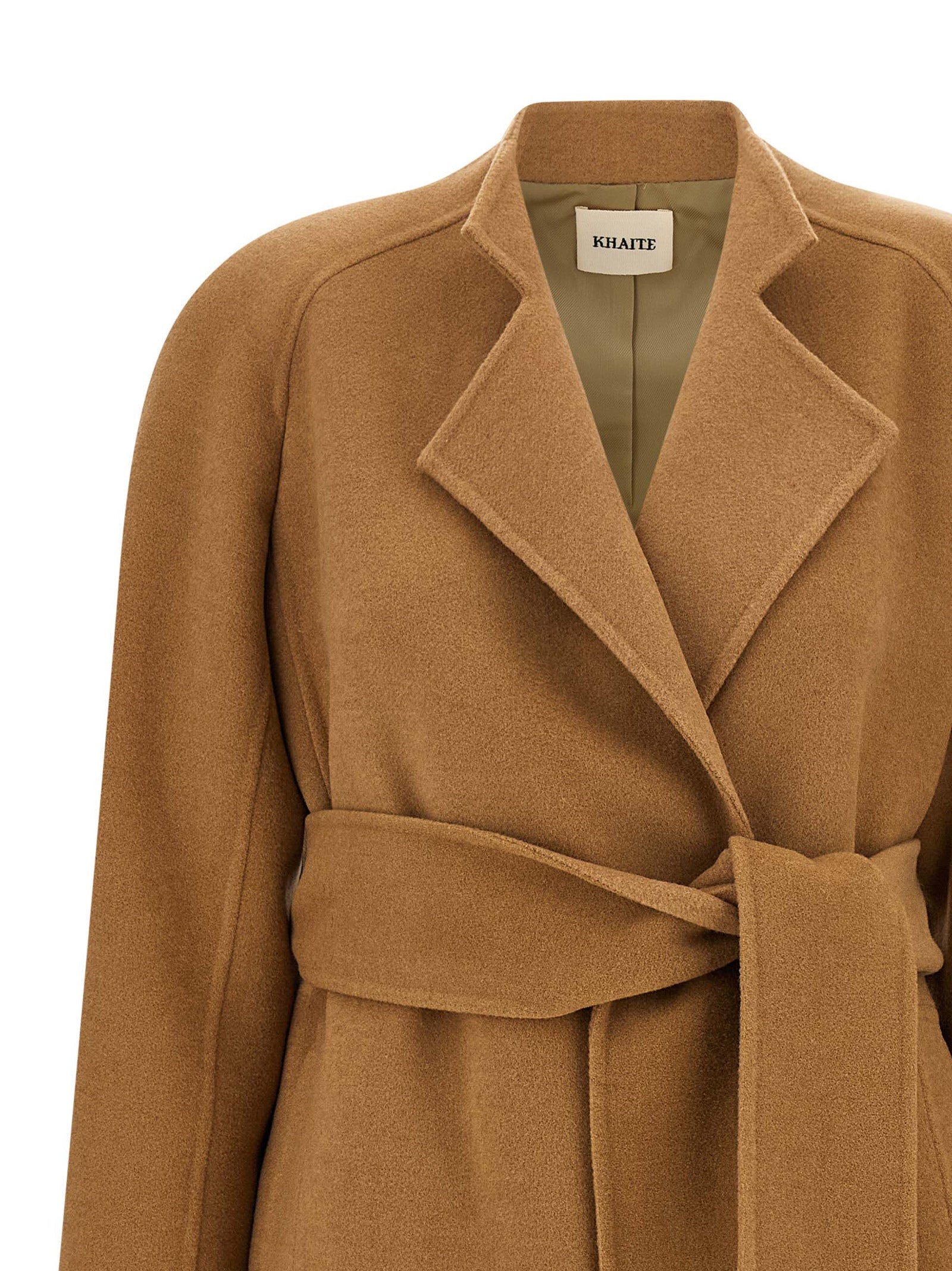 Khaite Brown Wool Women's Coat