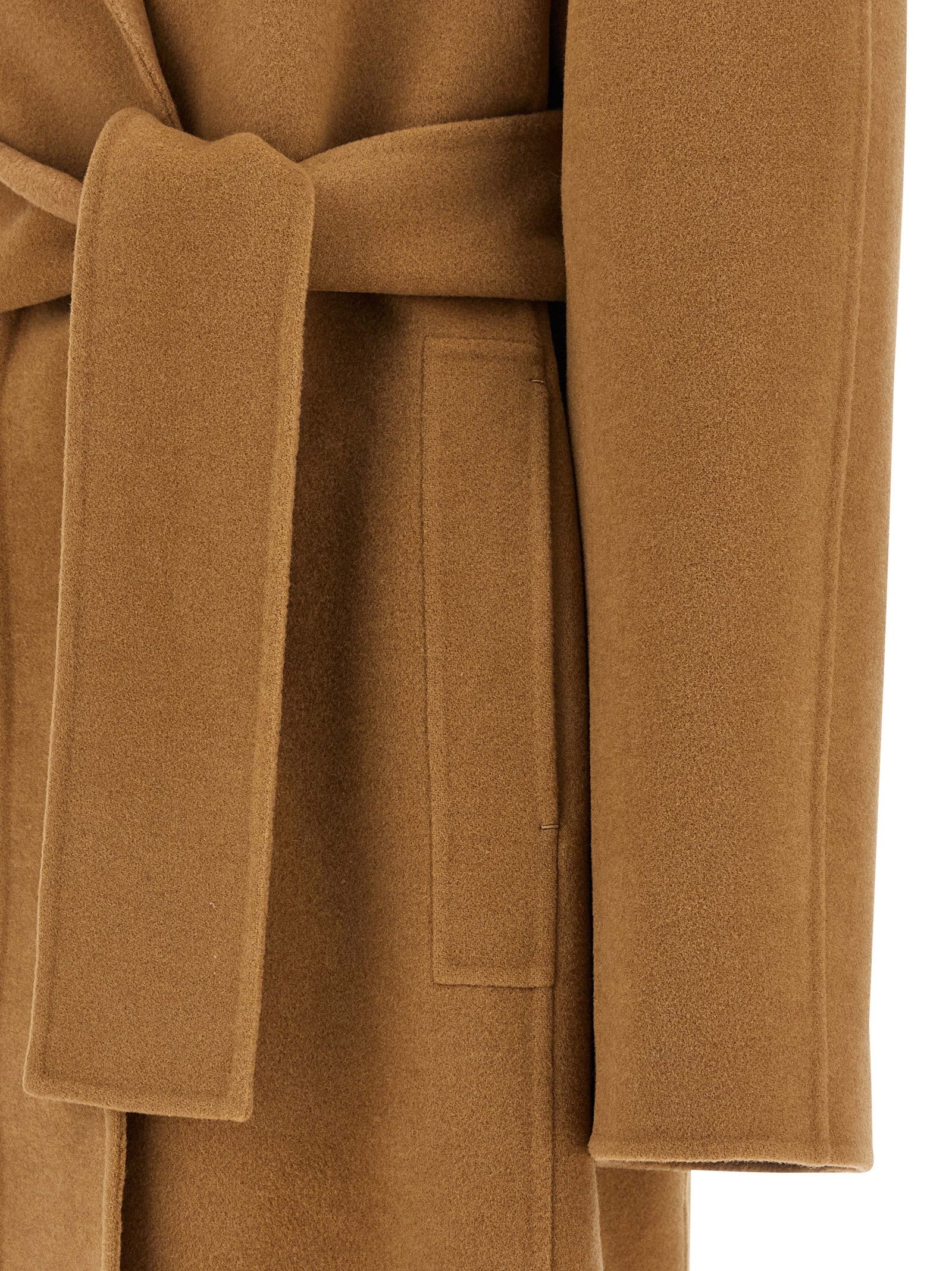 Khaite Brown Wool Women's Coat