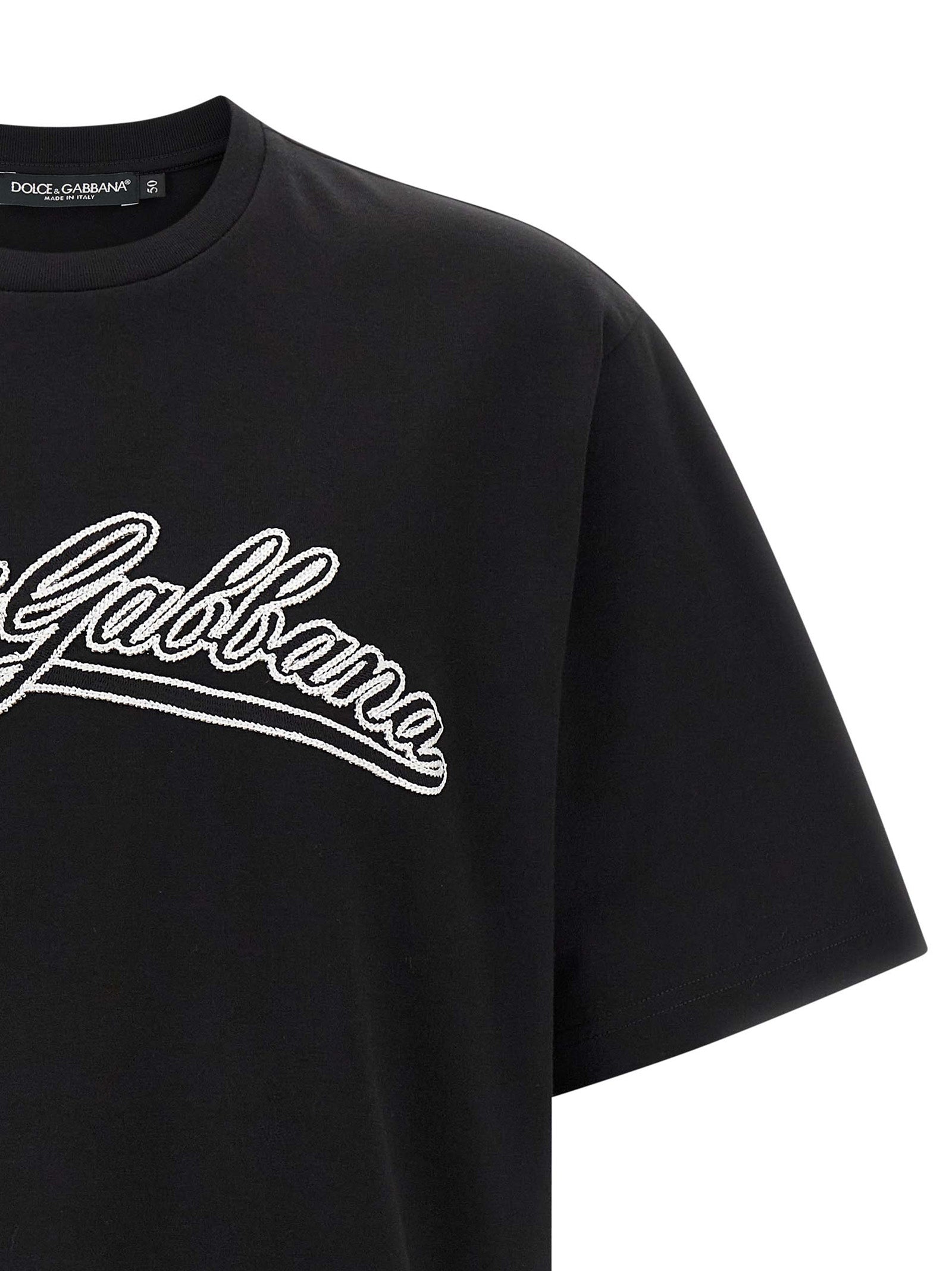 Dolce & Gabbana Bicolor Cotton Men's T-Shirt