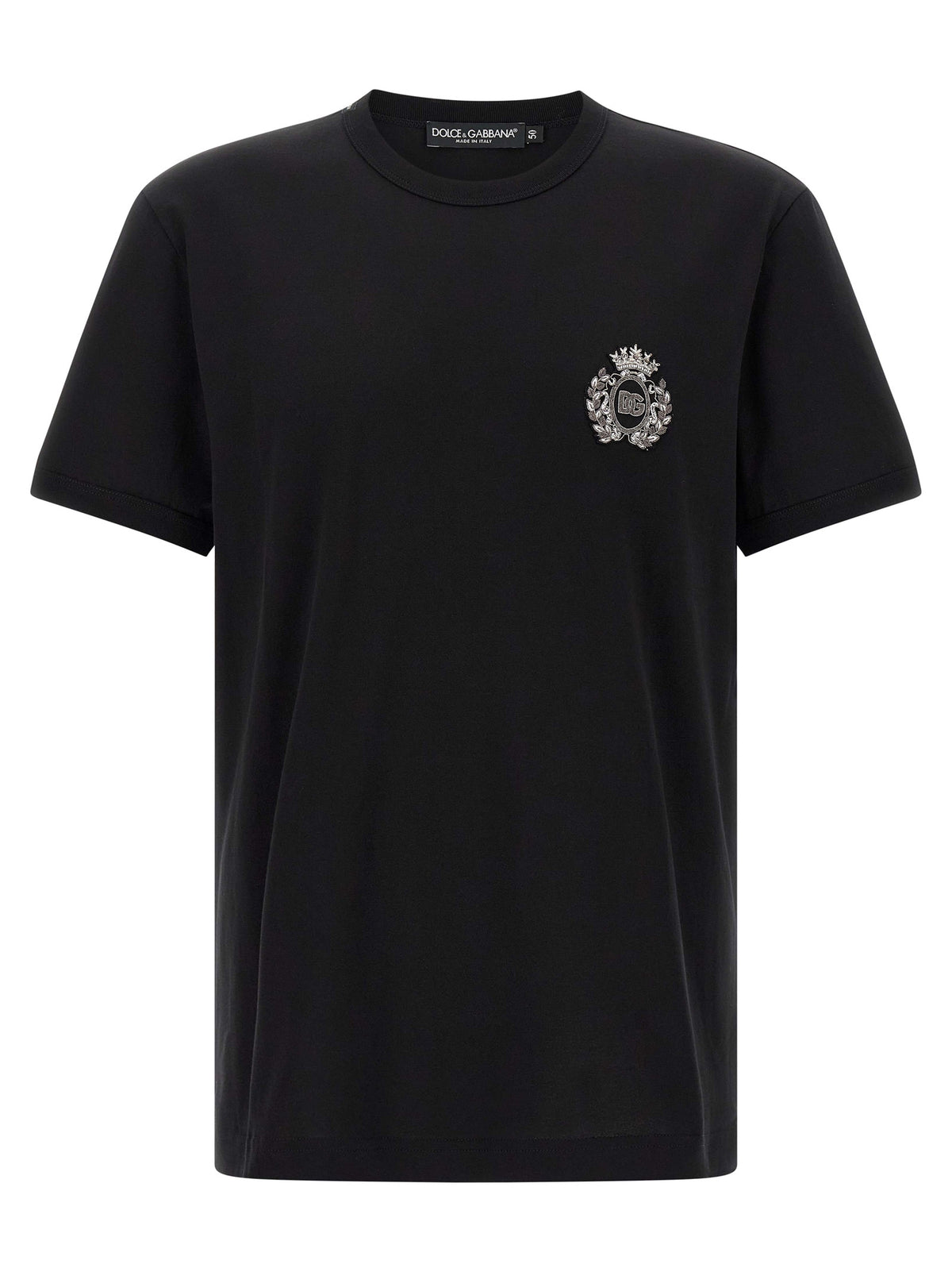 Dolce & Gabbana Black Cotton Men's T-Shirt