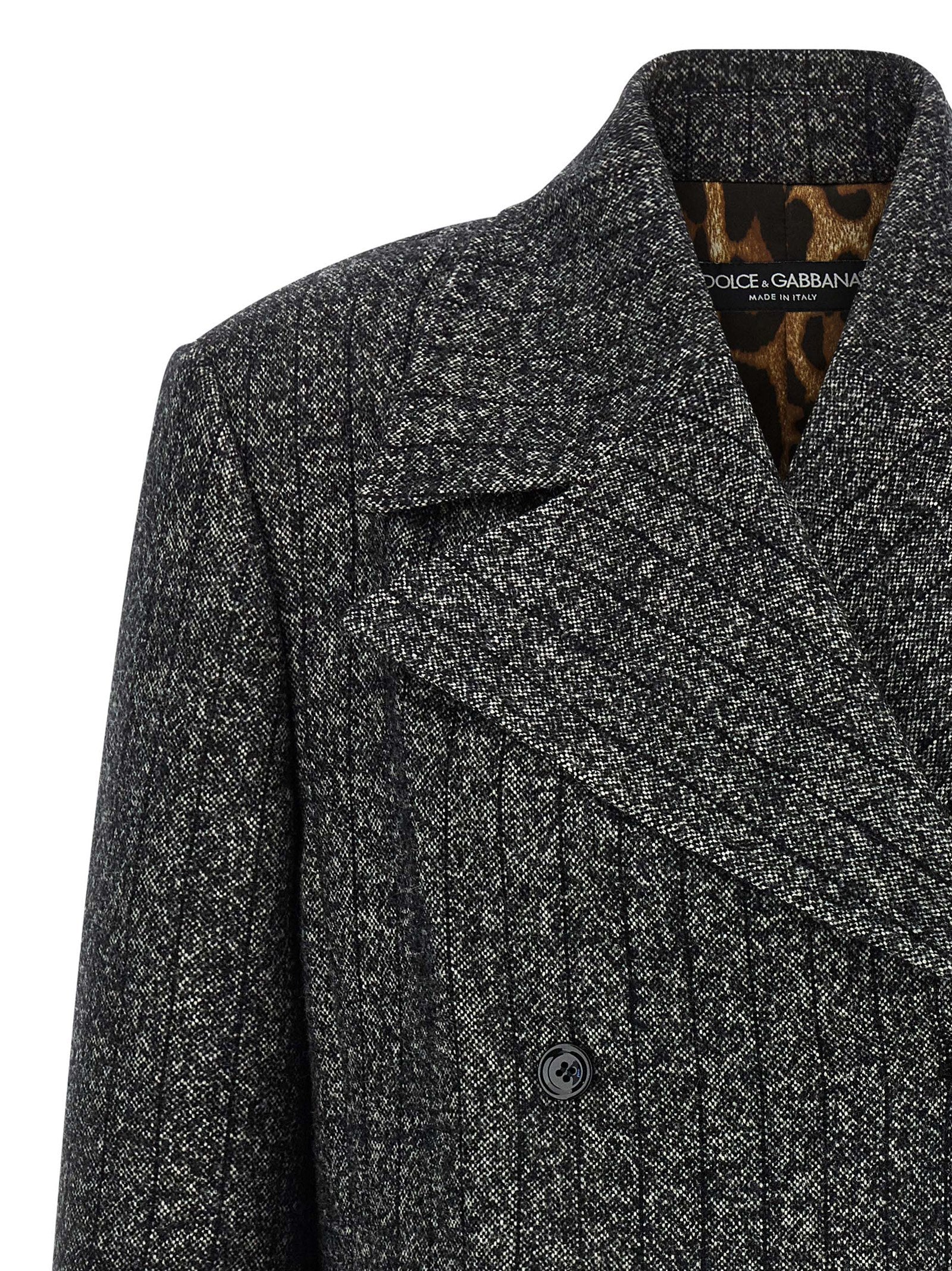 Dolce & Gabbana Bicolor Elastane Women's Blazer