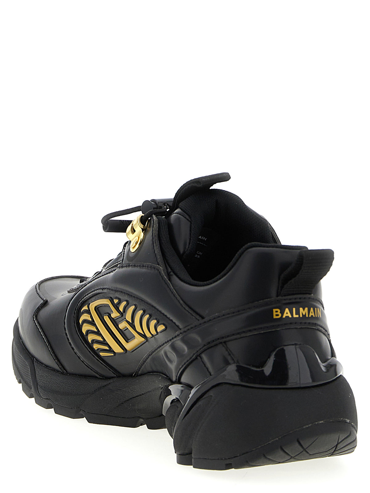 Balmain Black Nylon Athletic Men's Sneakers