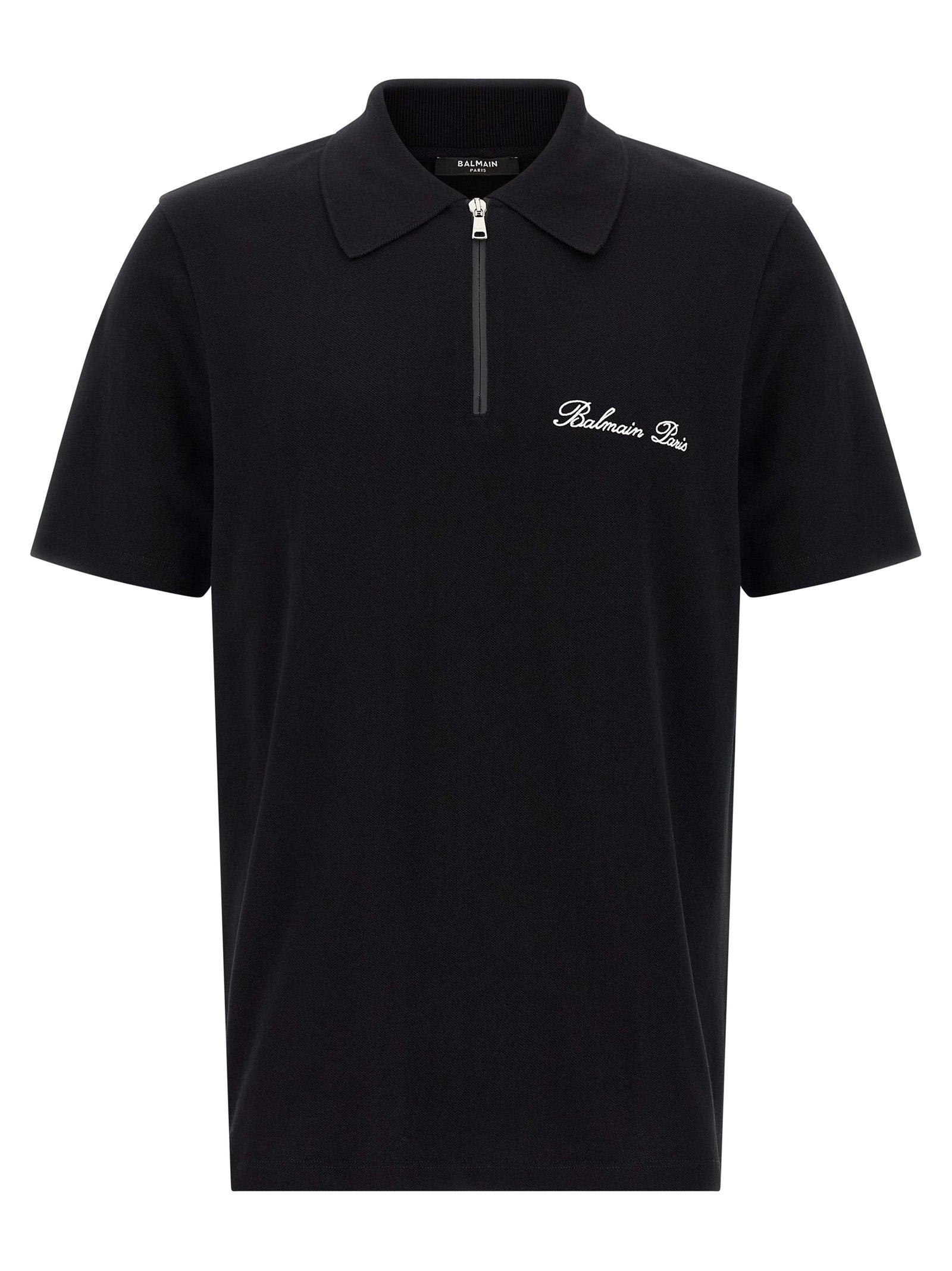 Balmain Bicolor Cotton Polo Men's Shirt