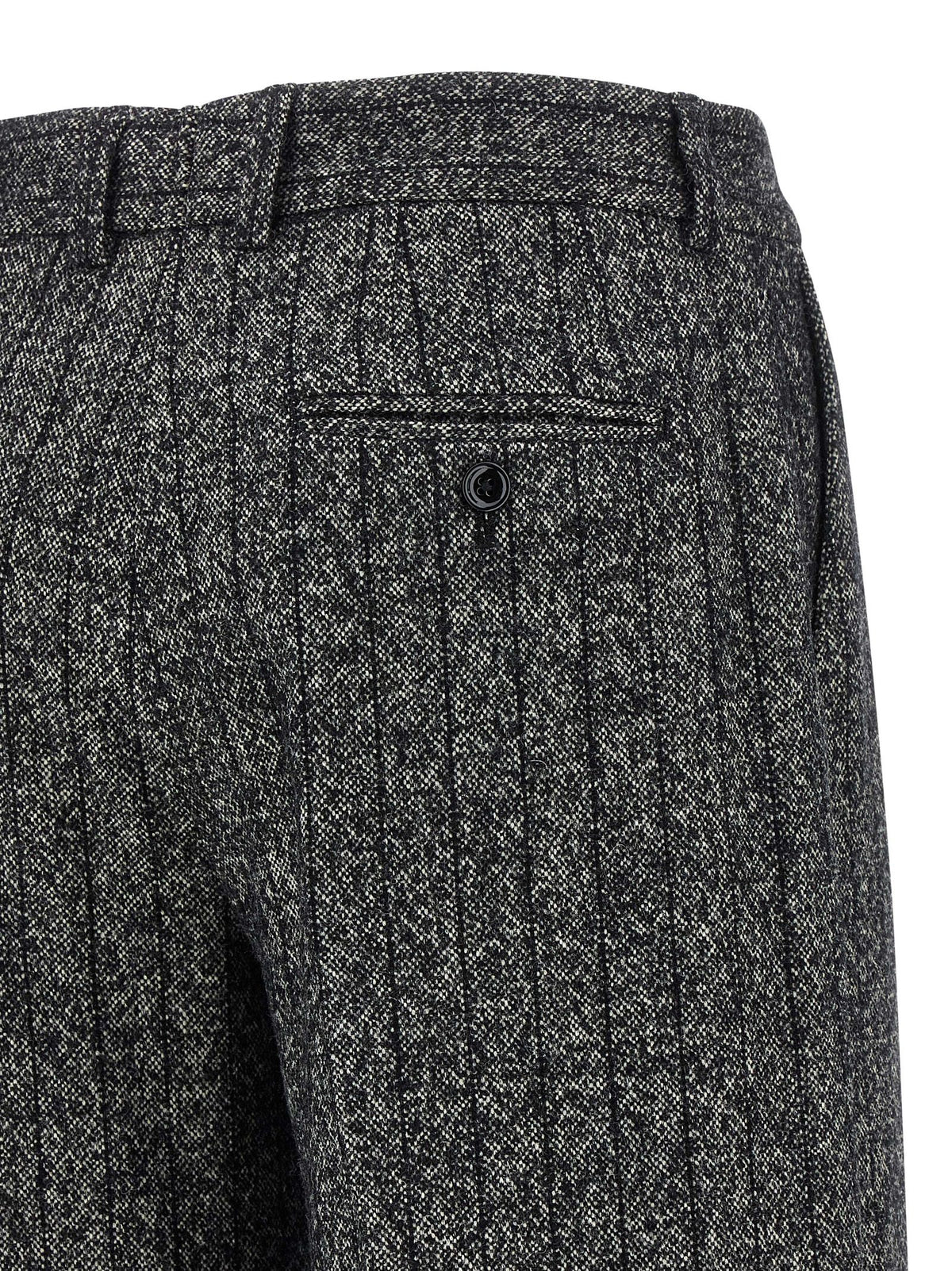 Dolce & Gabbana Bicolor Virgin Wool Casual Women's Pants
