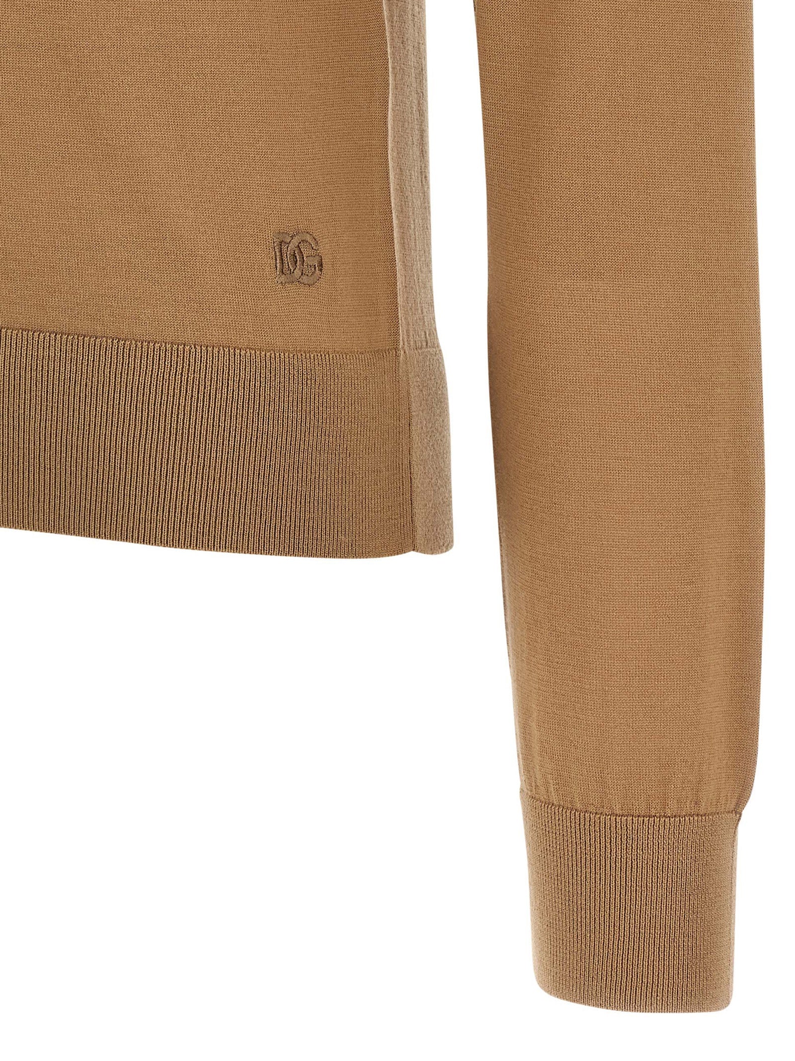 Dolce & Gabbana Beige Cashmere Women's Cardigan