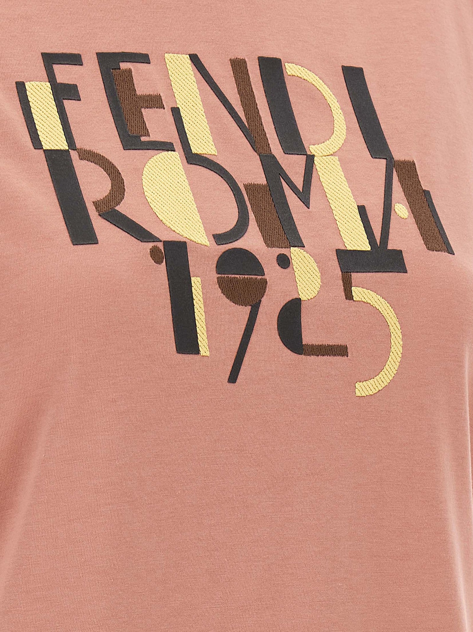 Fendi Multicolor Cotton Women's T-Shirt