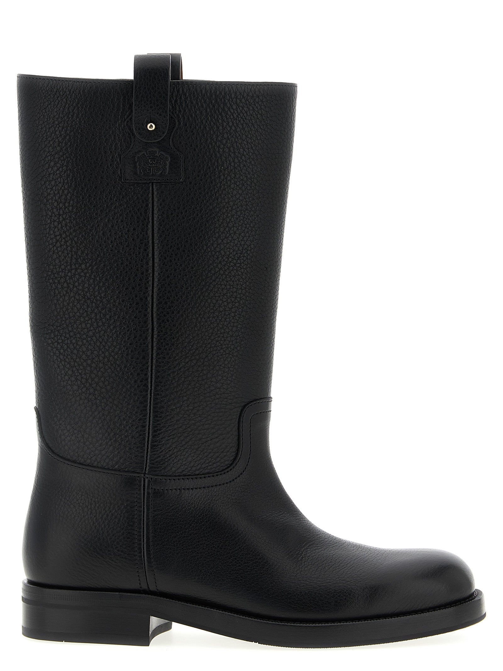 Church's Black Calfskin Over The Women's Knee