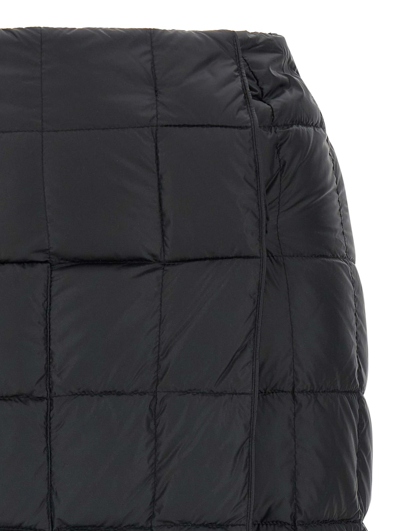 IENKI IENKI Black Nylon Long Women's Skirt