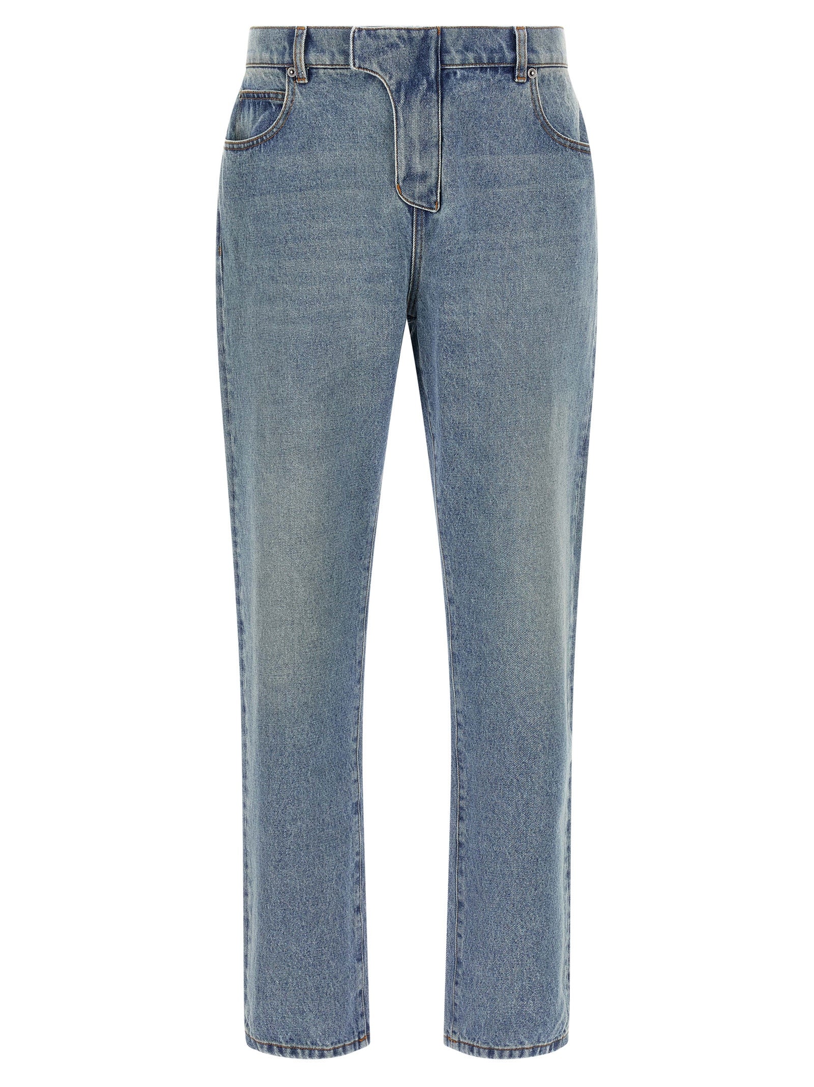 Balmain Blue Cotton Jeans Men's Denim