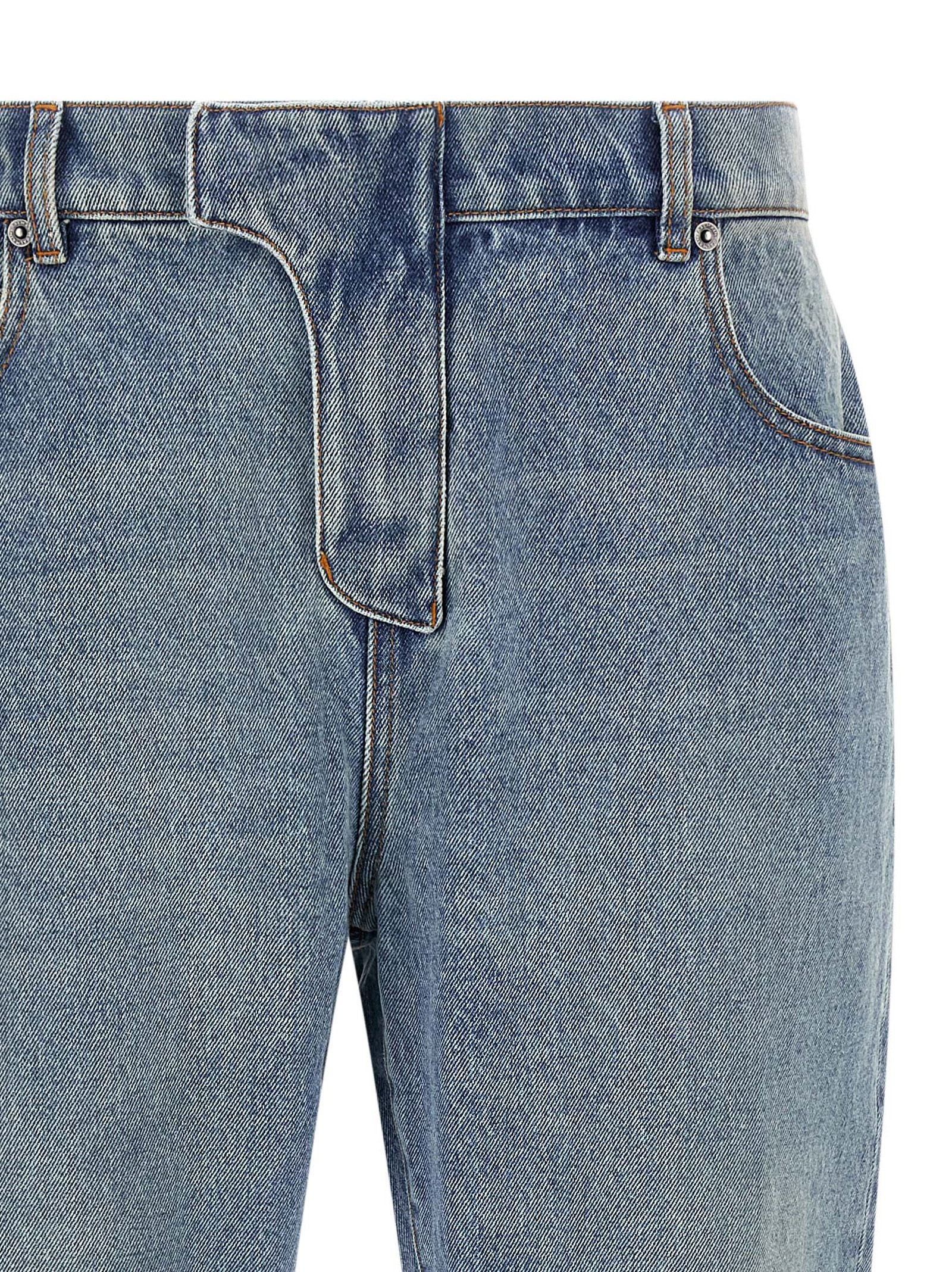 Balmain Blue Cotton Jeans Men's Denim