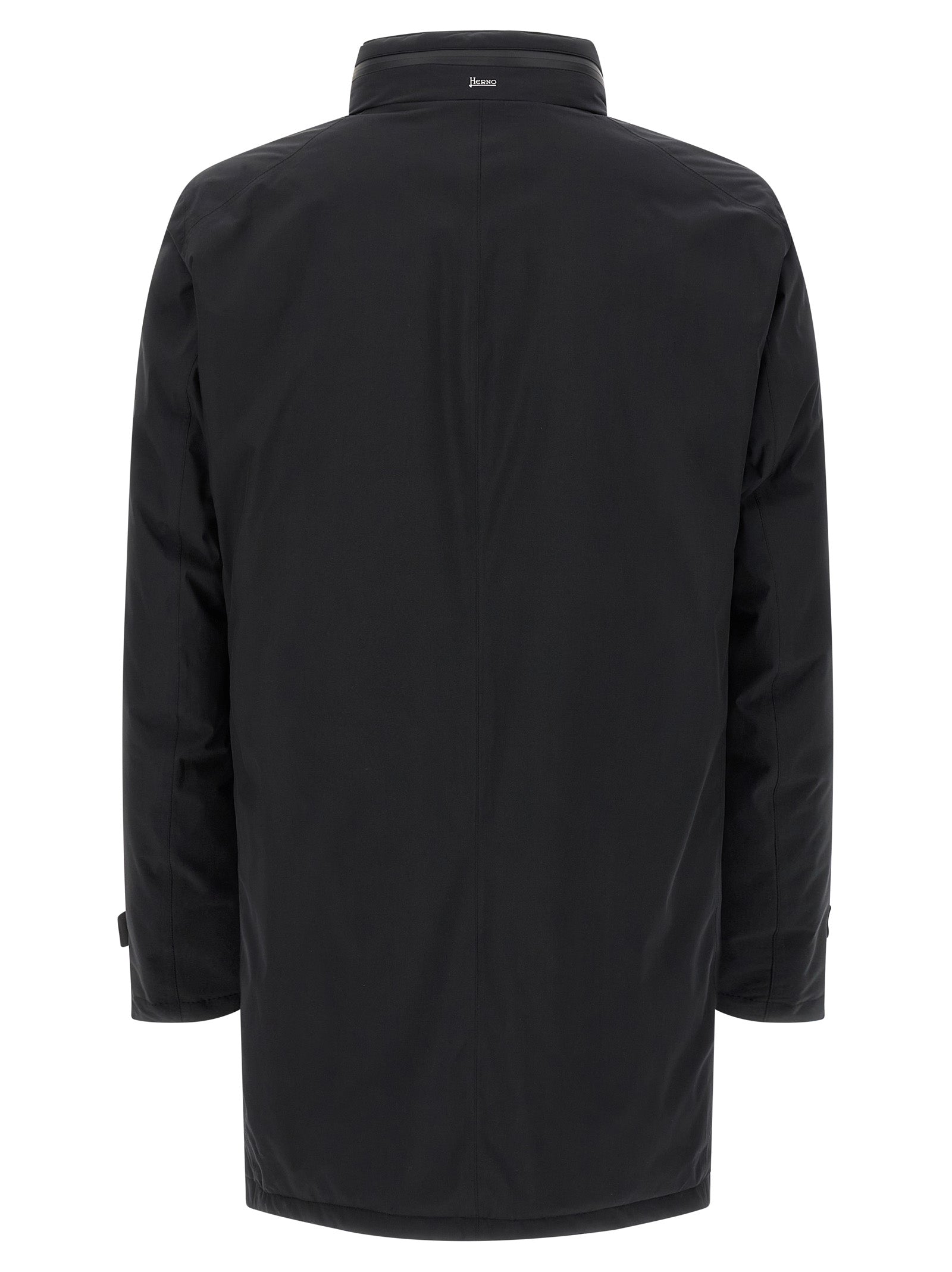 Herno Black Polyester Men's Parka