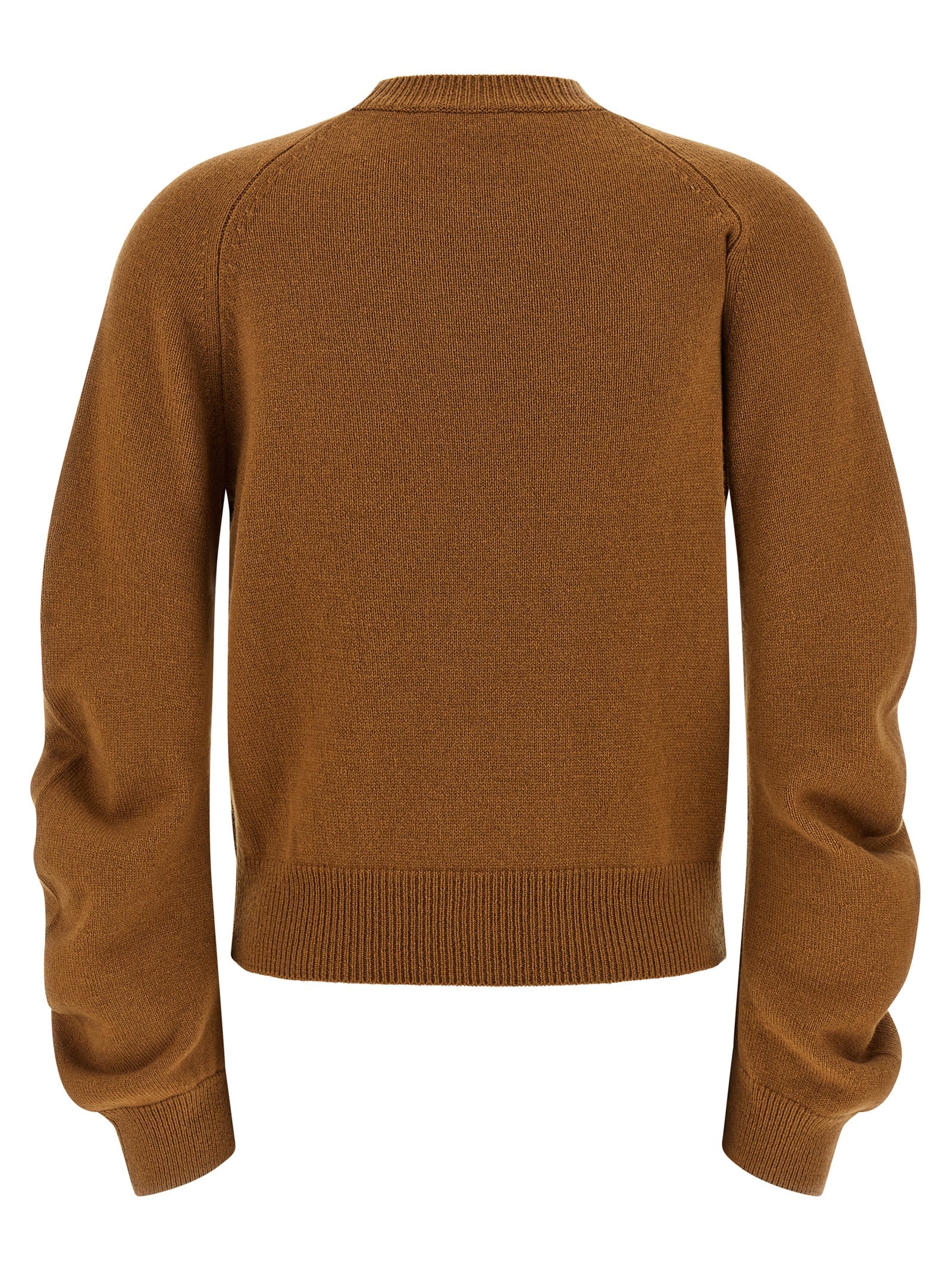 NUDE Brown Virgin Wool Women's Cardigan