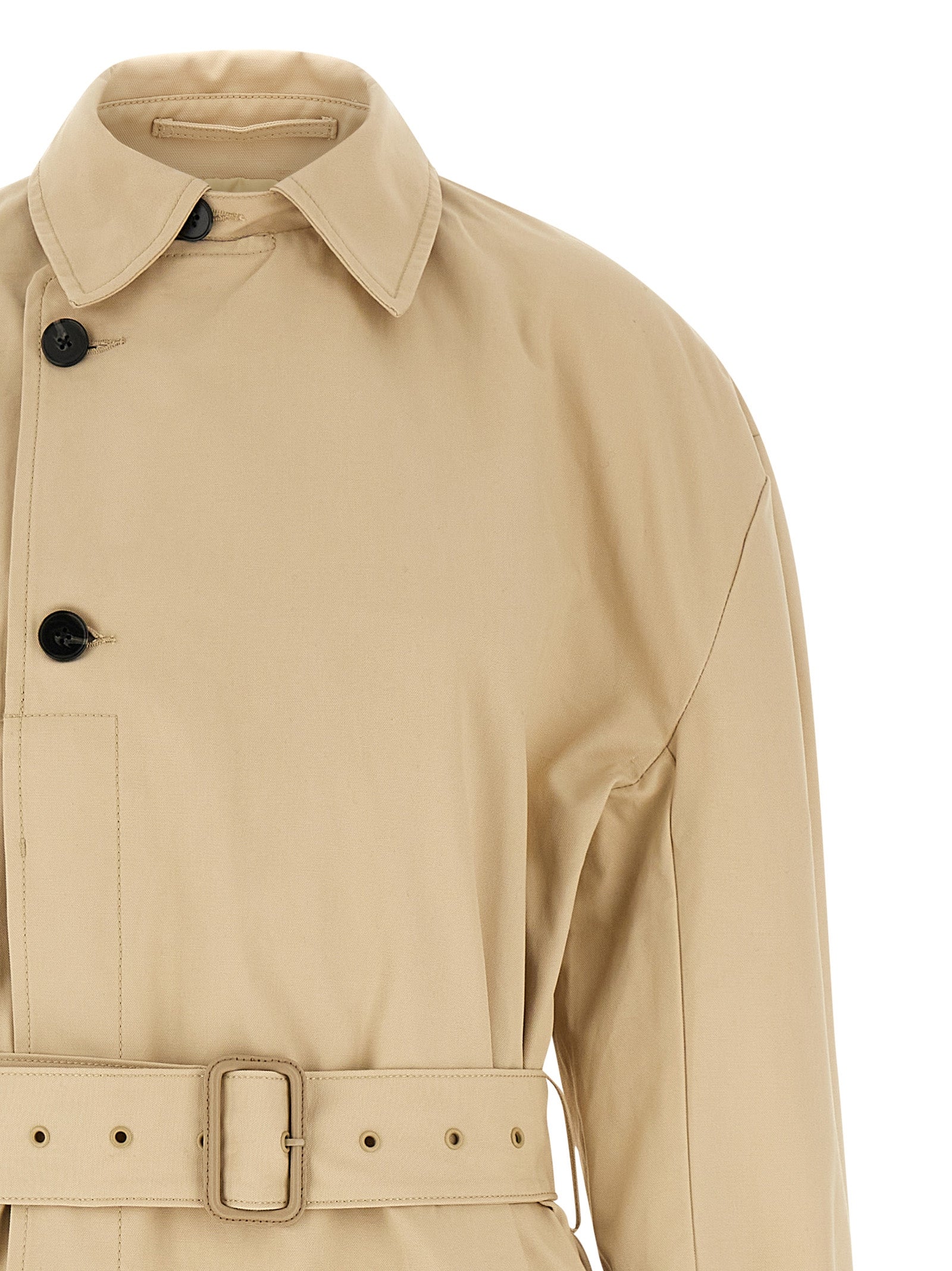 Entire Studios Beige Cotton Women's Coat