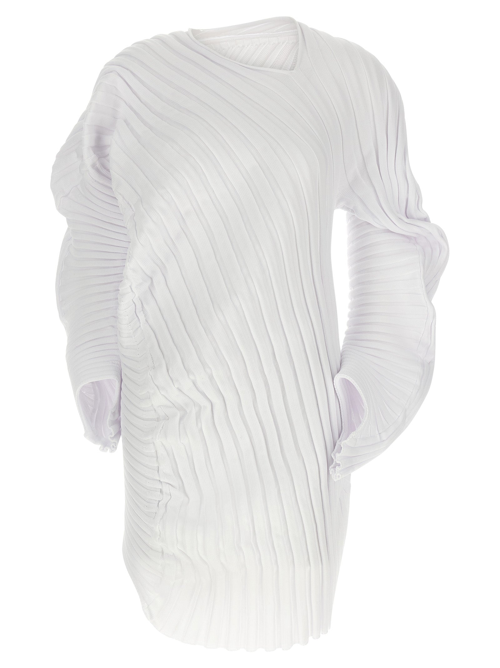 Issey Miyake White Polyester Casual Women's Dress
