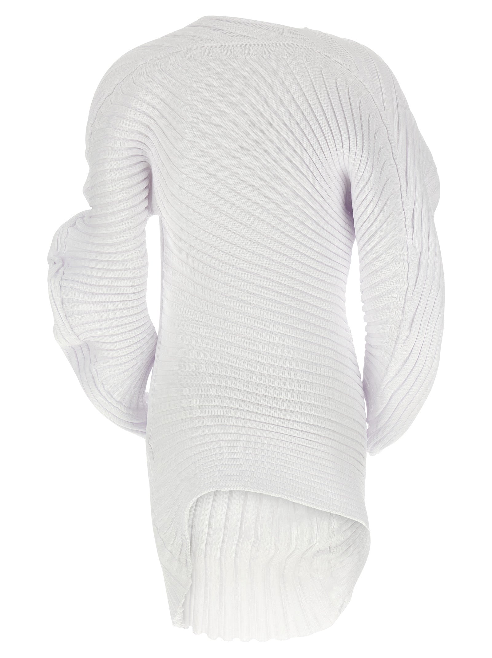 Issey Miyake White Polyester Casual Women's Dress