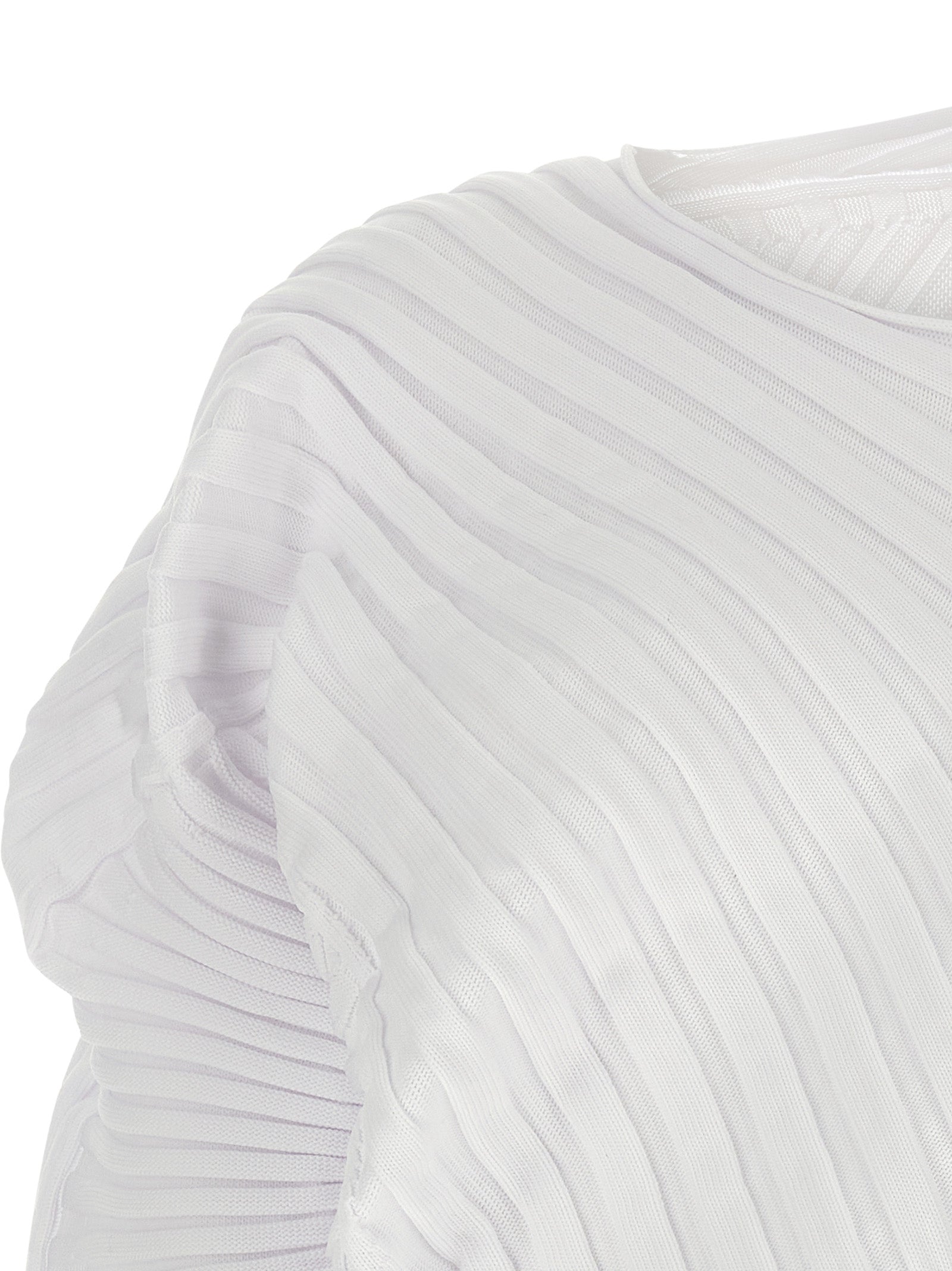 Issey Miyake White Polyester Casual Women's Dress