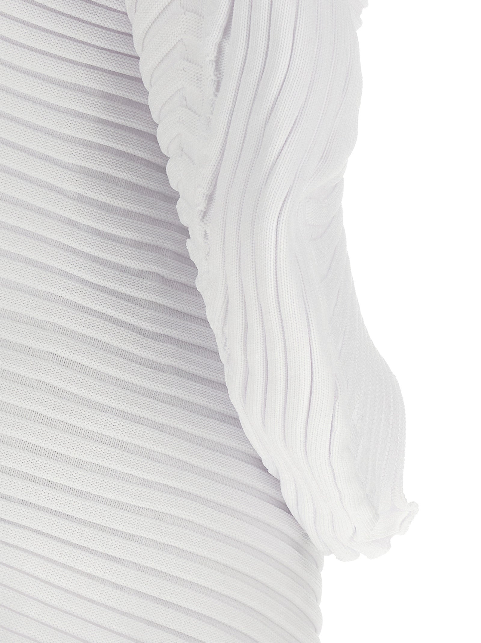 Issey Miyake White Polyester Casual Women's Dress