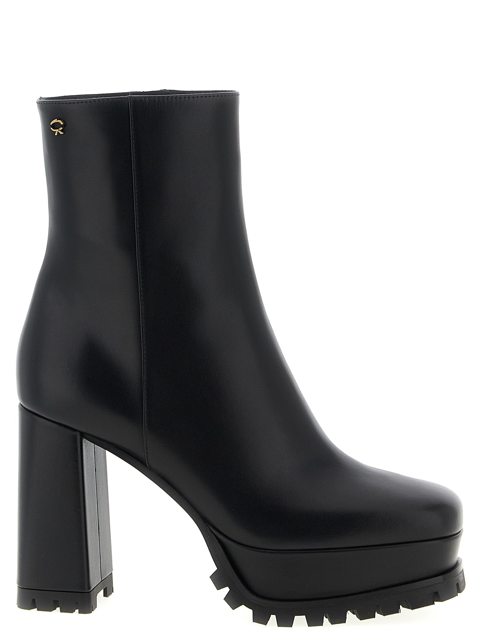 Gianvito Rossi Black Calfskin Ankle Women's Boots