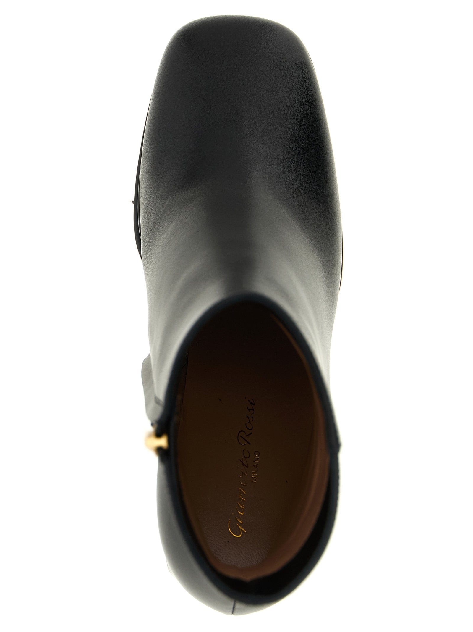Gianvito Rossi Black Calfskin Ankle Women's Boots