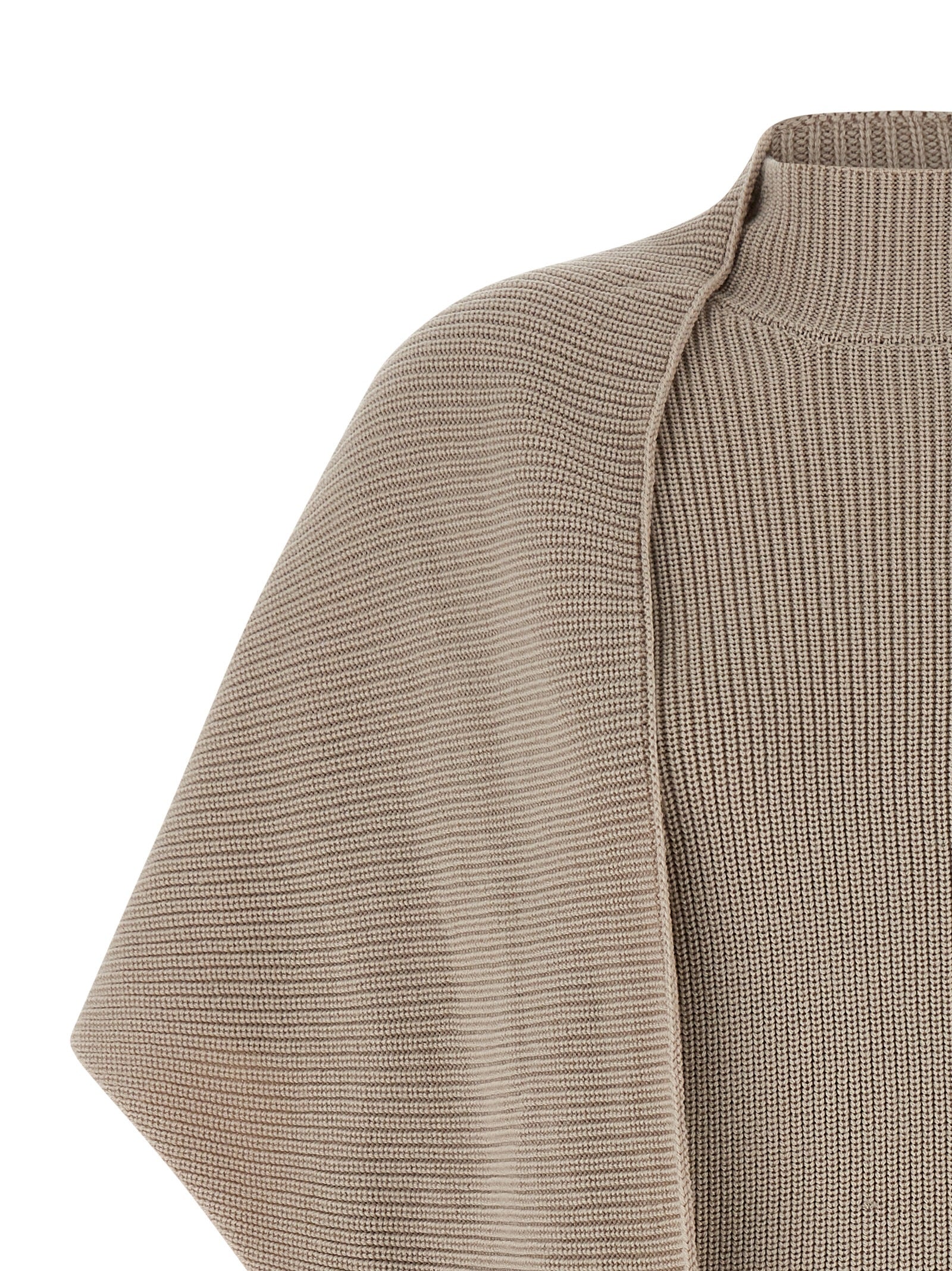 Entire Studios Beige Wool Women's Cardigan