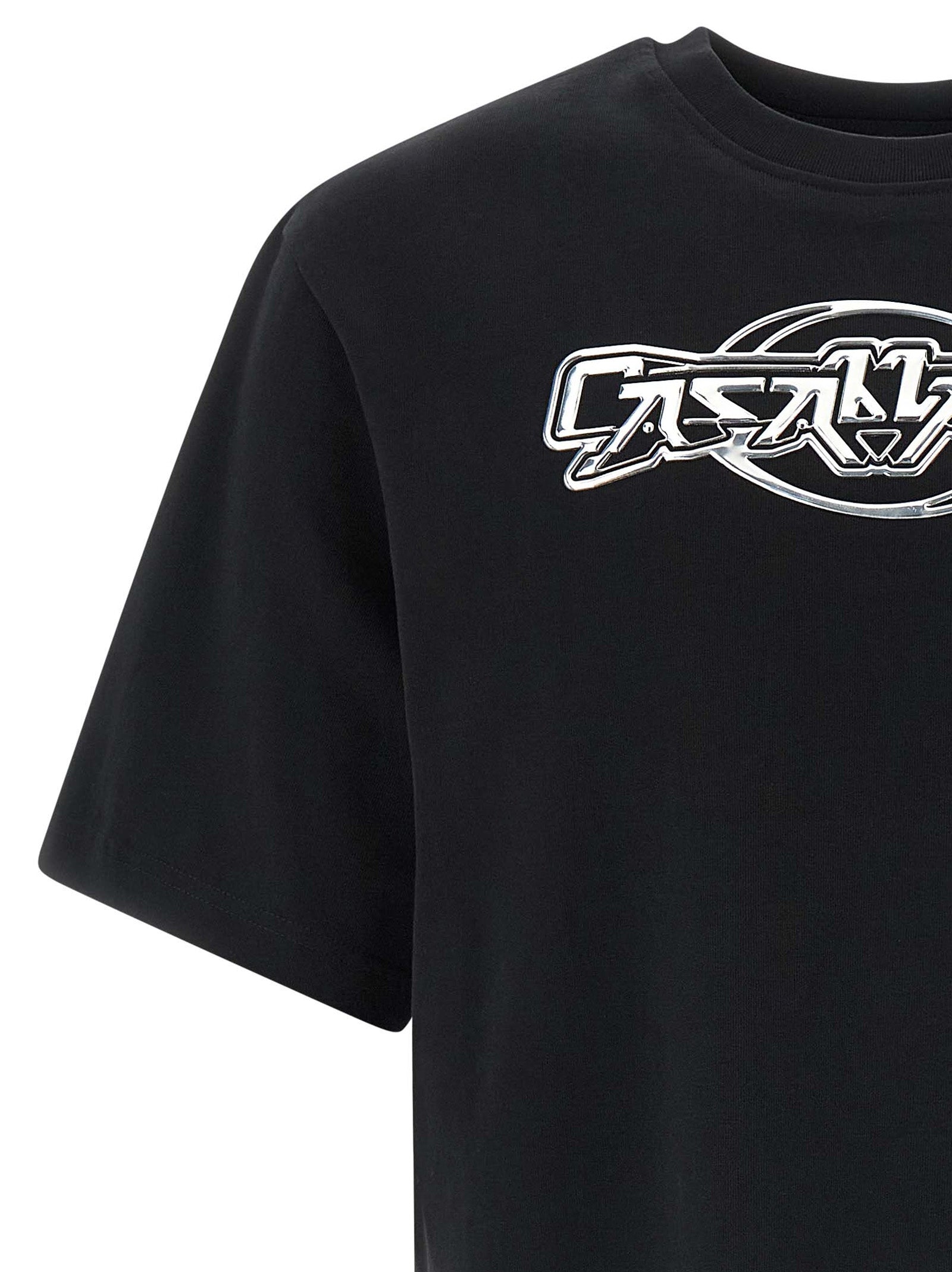 Casablanca Black Organic Cotton Men's T-Shirt