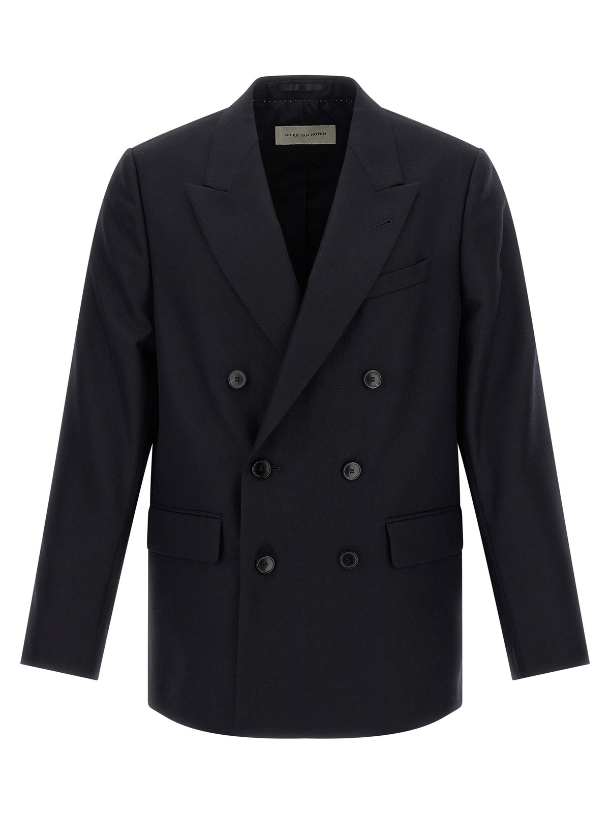 Dries Van Noten Blue Wool Men's Blazer