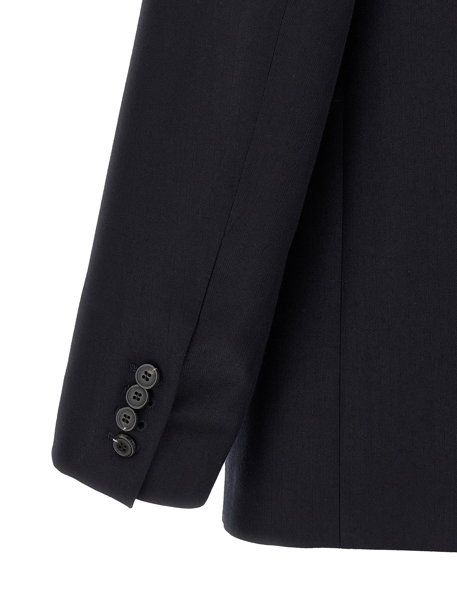 Dries Van Noten Blue Wool Men's Blazer