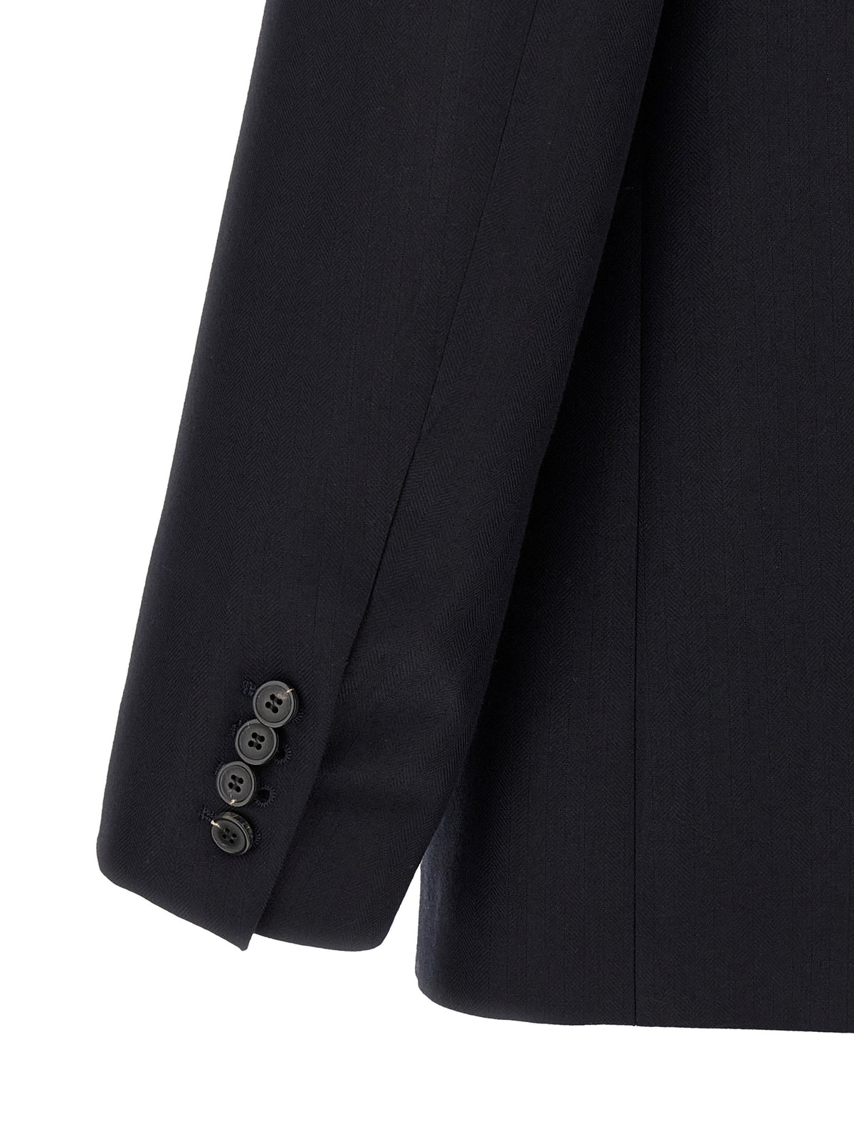 Dries Van Noten Blue Wool Men's Blazer
