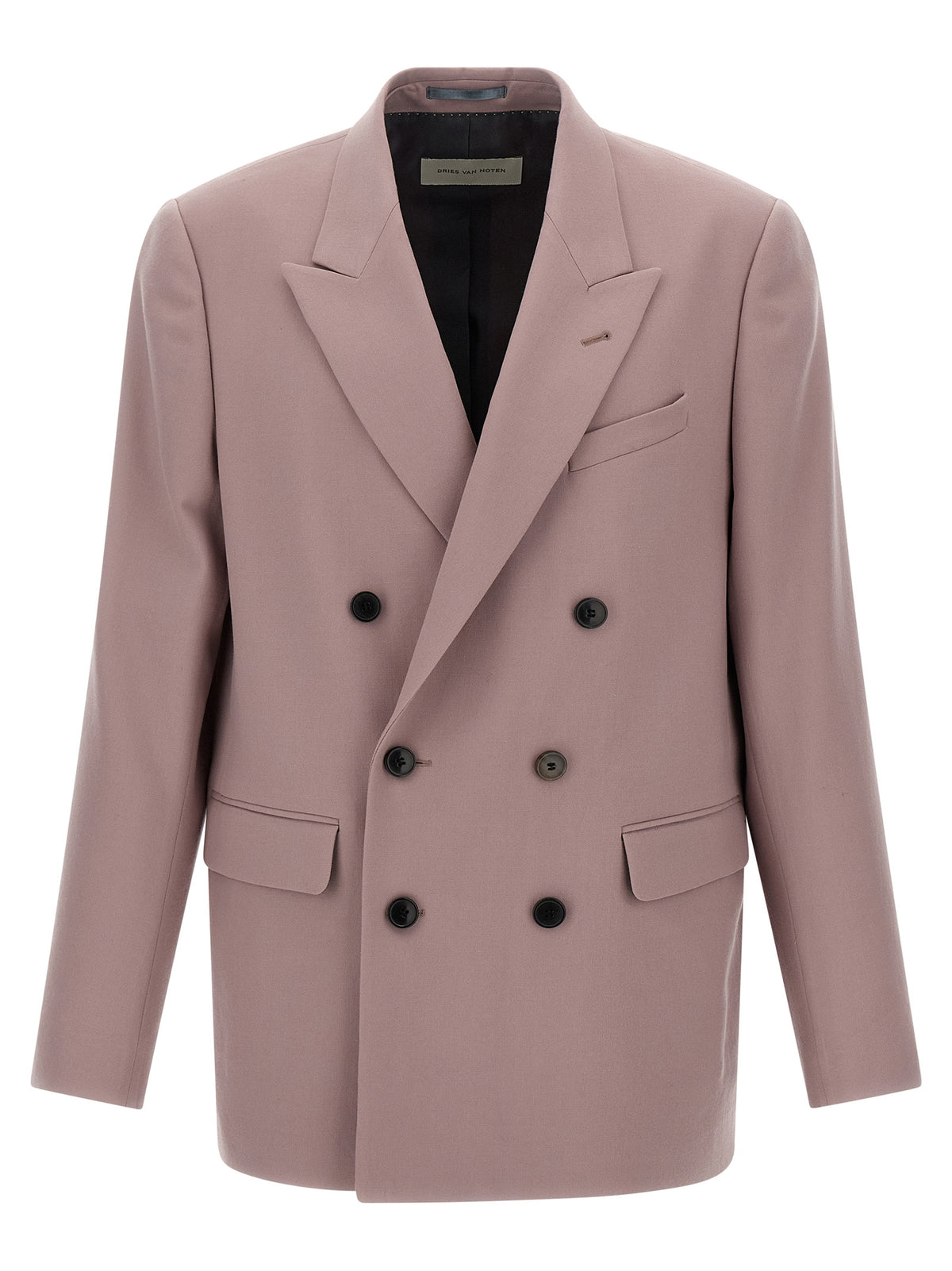Dries Van Noten Purple Wool Men's Blazer