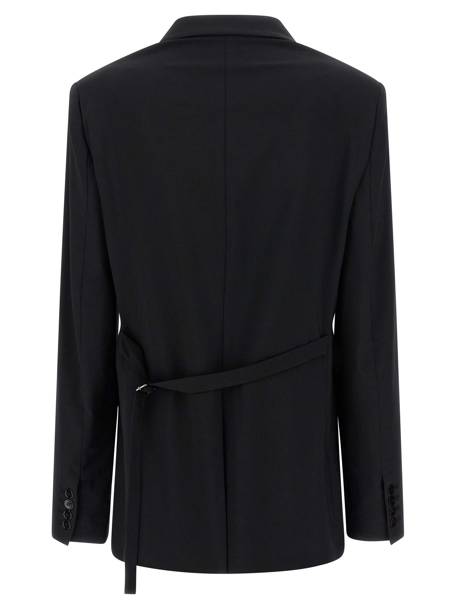 Nensi Dojaka Black Virgin Wool Women's Blazer