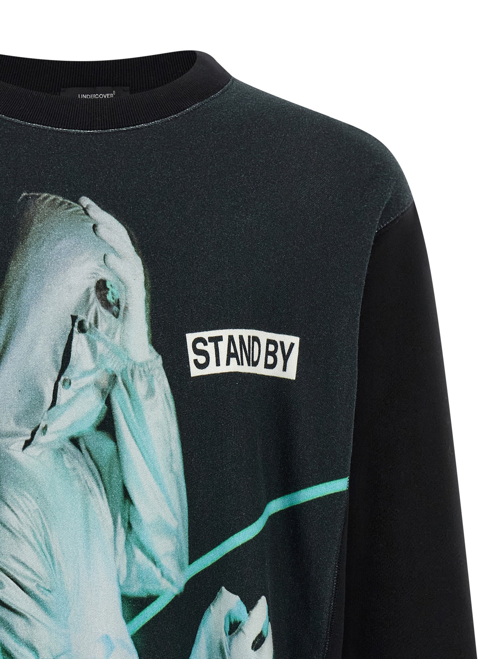 Undercover Black Cotton Men's Sweatshirt