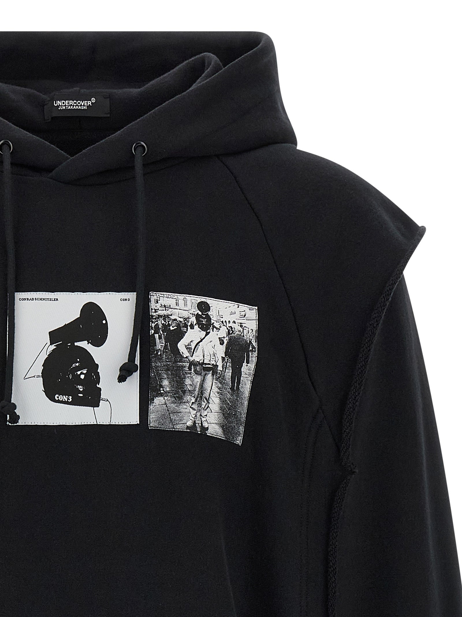 Undercover Black Cotton Men's Sweatshirt
