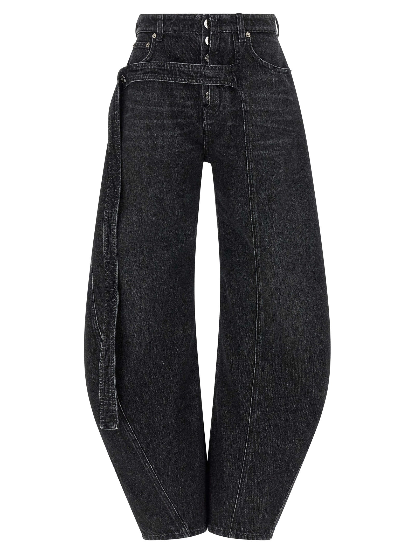 Jean Paul Gaultier Black Cotton Jeans Women's Denim