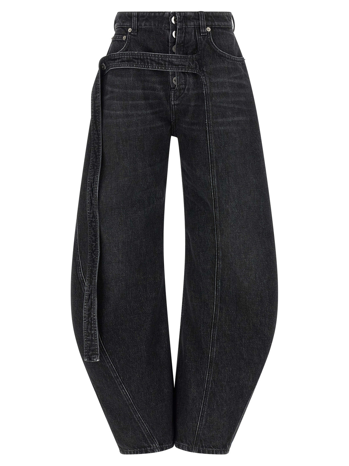 Jean Paul Gaultier Black Cotton Jeans Women's Denim