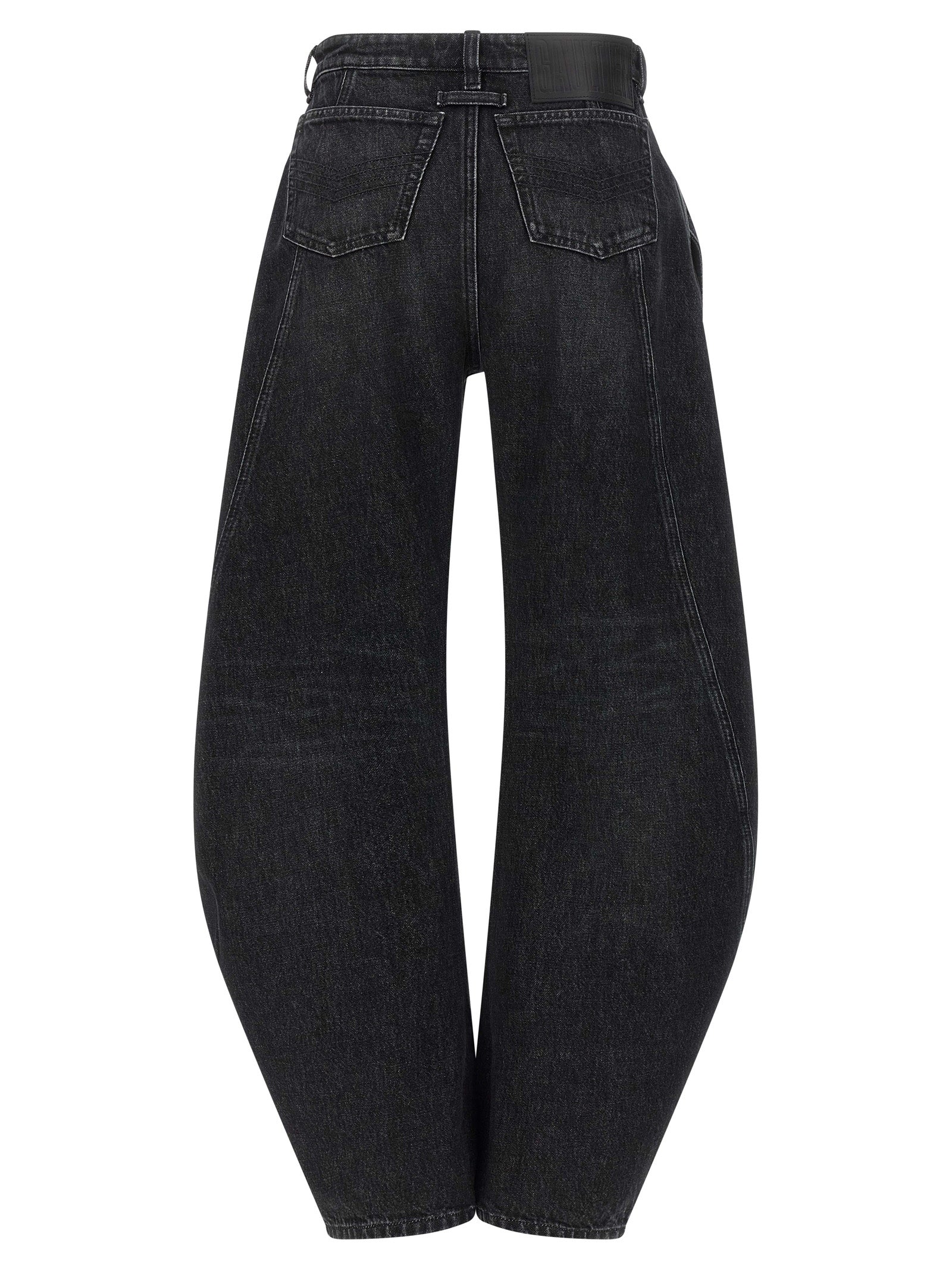 Jean Paul Gaultier Black Cotton Jeans Women's Denim